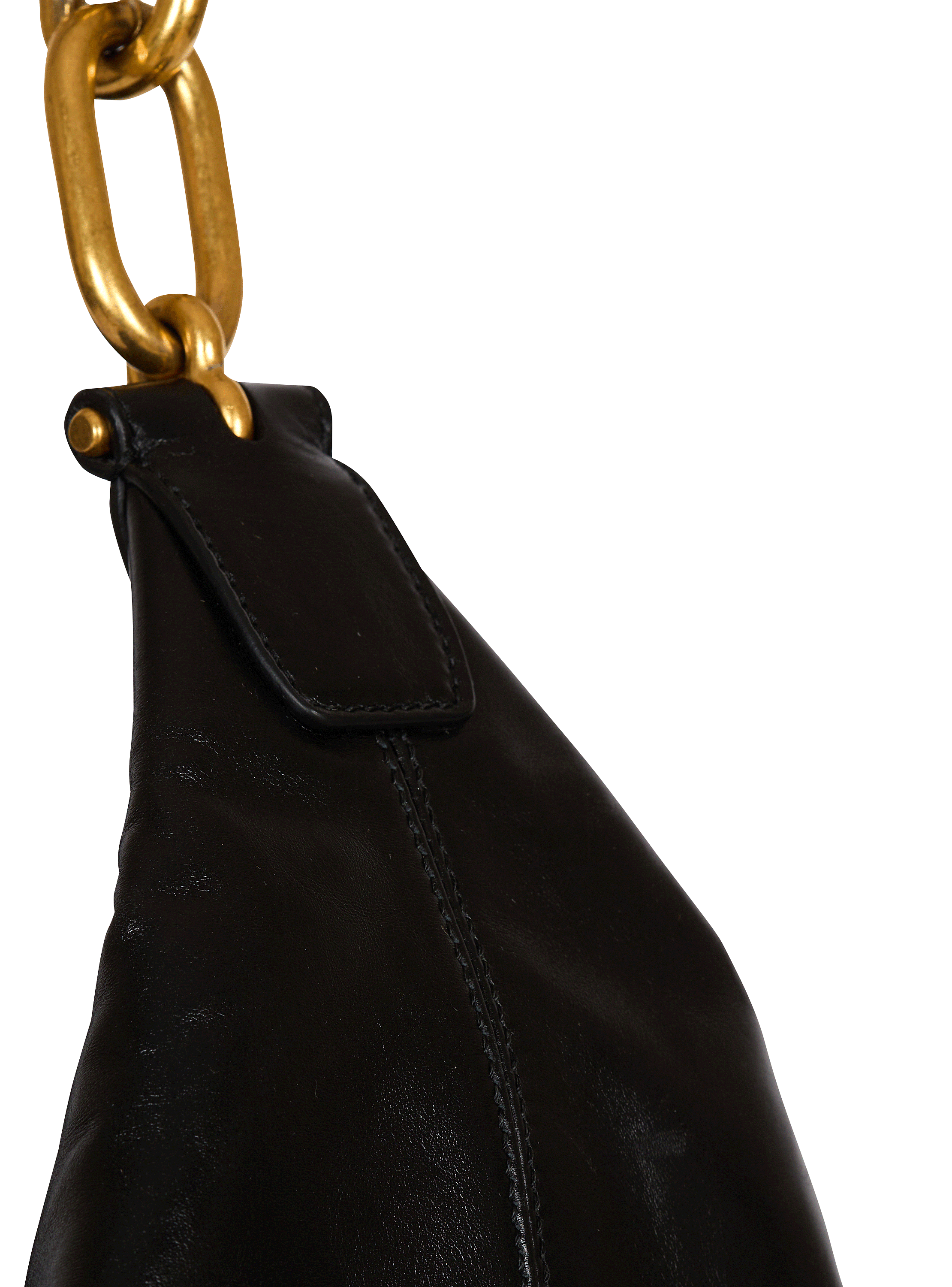 ショルダーバッグ・ポシェット BALMAIN FW25 'Sync Hobo' shoulder bag (FN1BT003LBFO 0PA) Sync Hobo bag in calfskin leather black - Women | BALMAIN