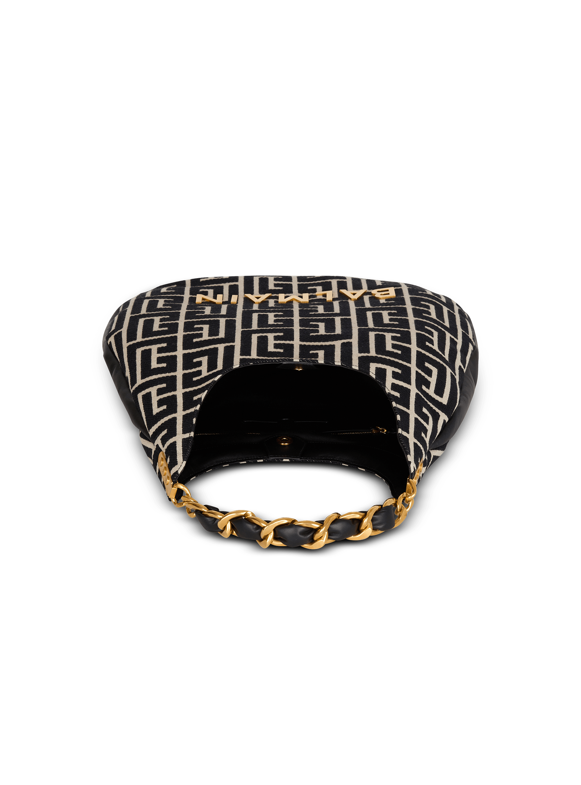 Balmain☆VIP価格 1945 ソフトホーボー ラージ トートバッグ 1945 ソフトホーボー モノグラム入り ラージトートバッグ