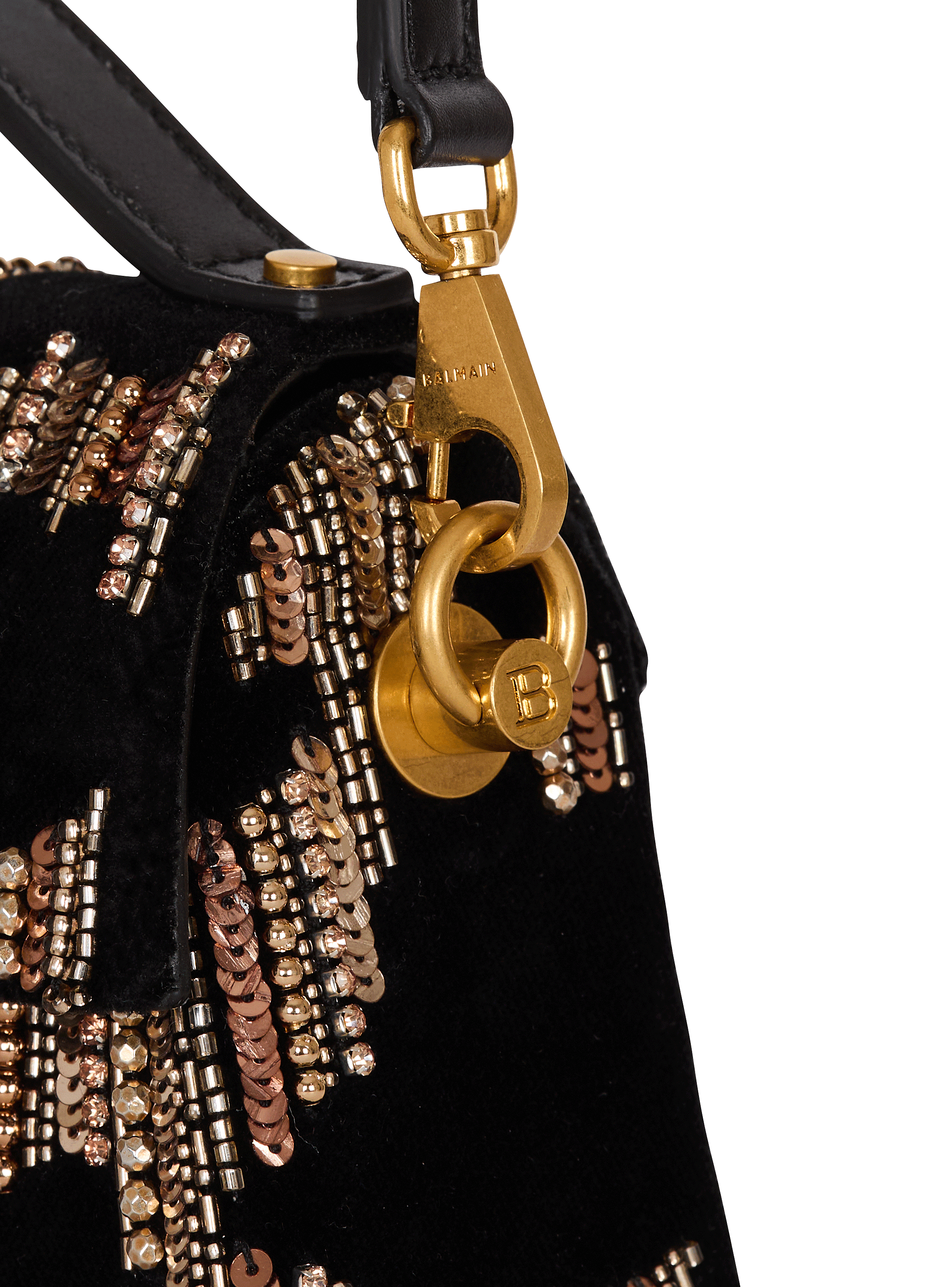 B-Buzz Dynasty 刺しゅう入りベルベット製 バッグ