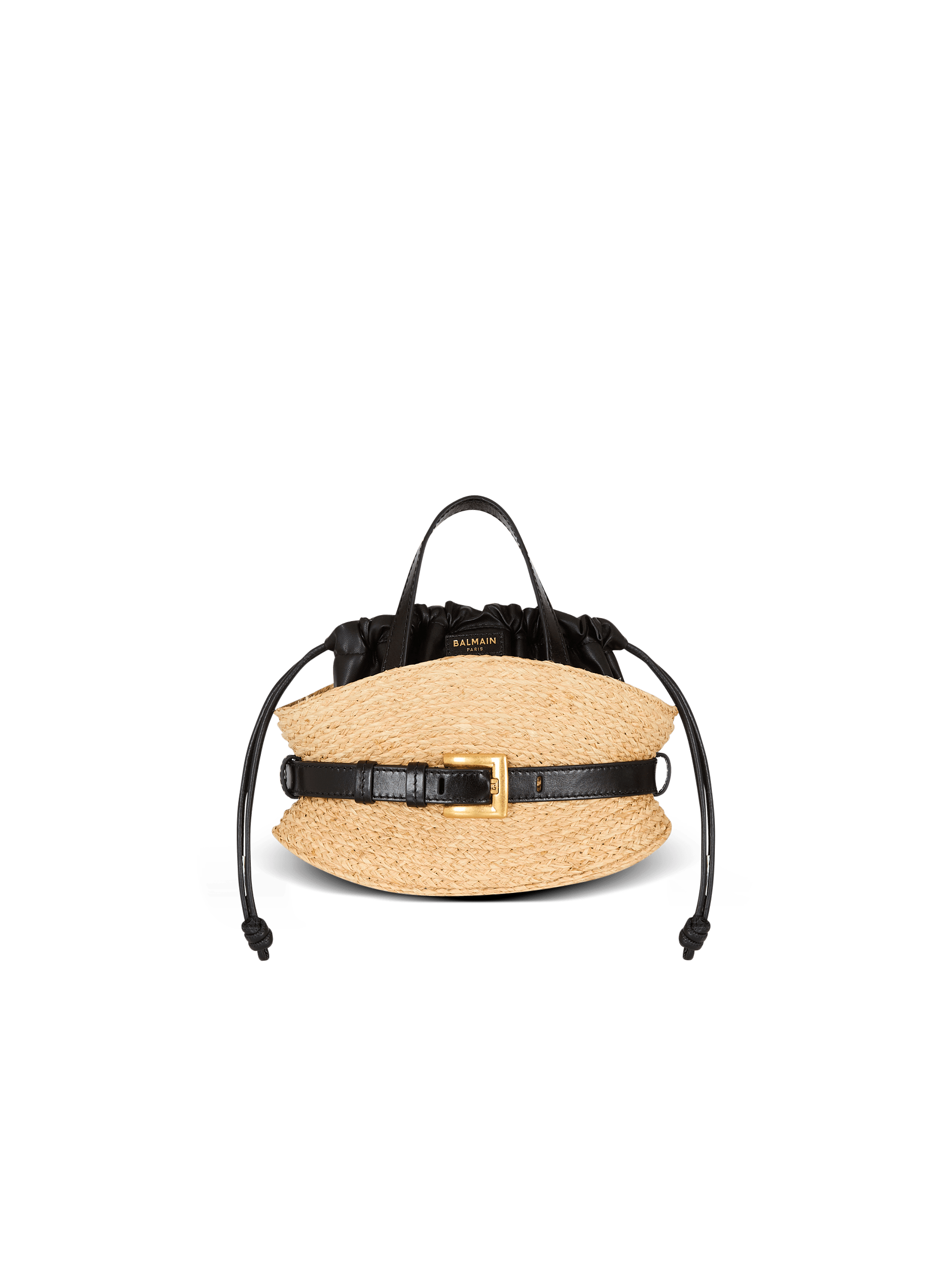 Shuffle Mini bag in raffia 