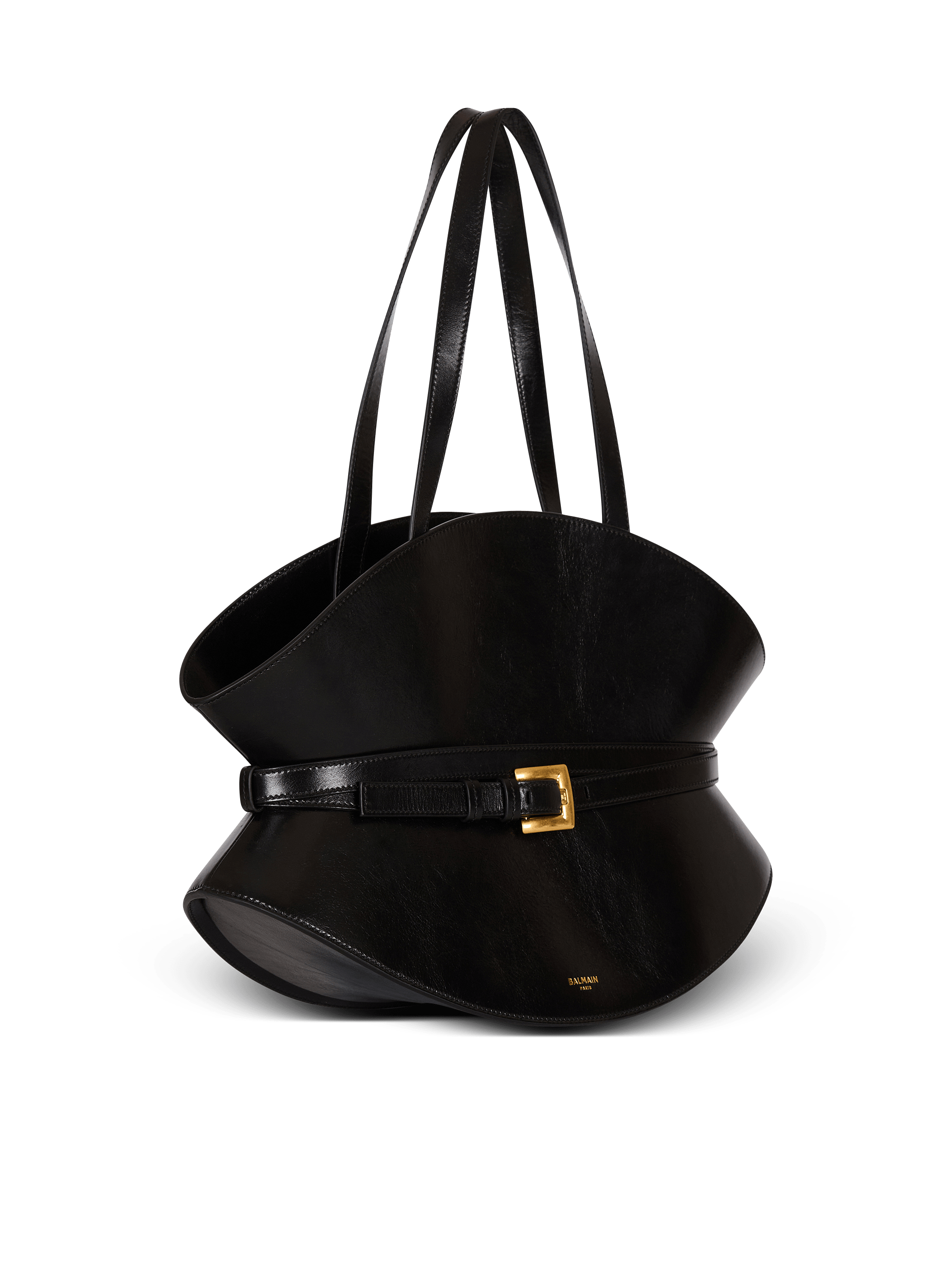 Shuffle Medium bag in leather - Women | BALMAIN