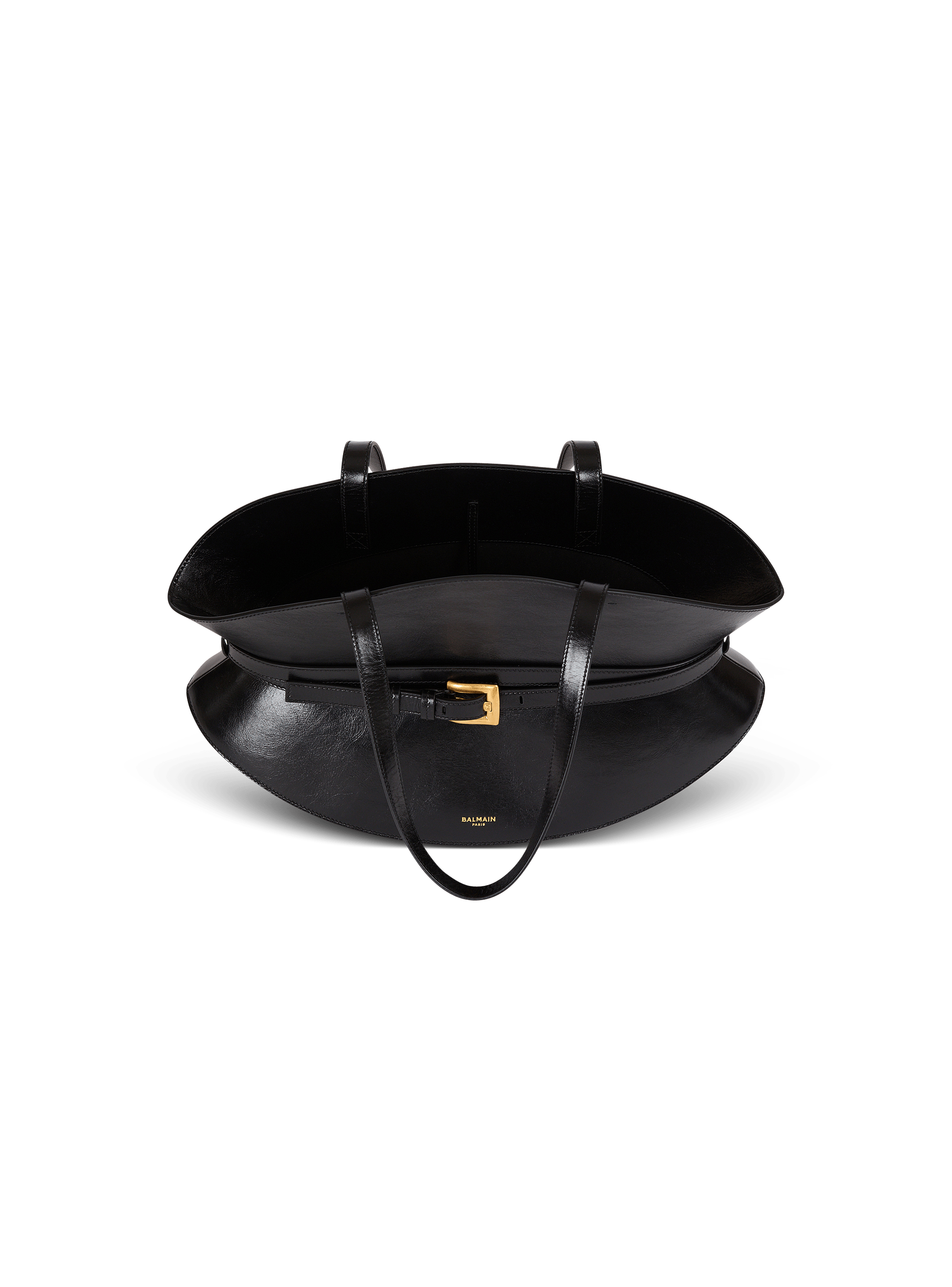 トートバッグ BALMAIN FW25 SHUFFLE MINI-CALFSKIN (FN1DP017 LBFO0PA) Shuffle Mini bag in leather - Women | BALMAIN