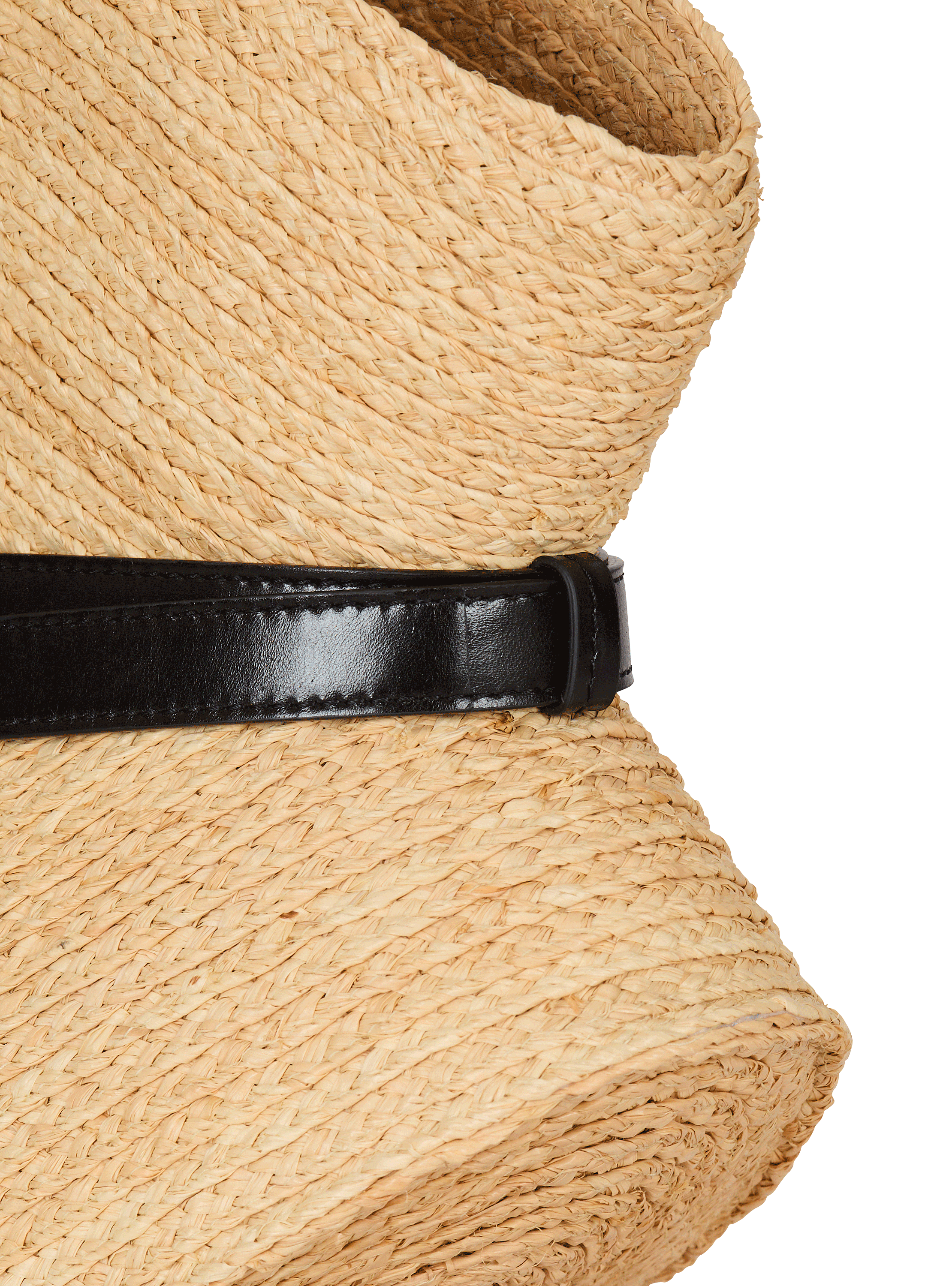 Shuffle Medium bag in raffia - Women | BALMAIN