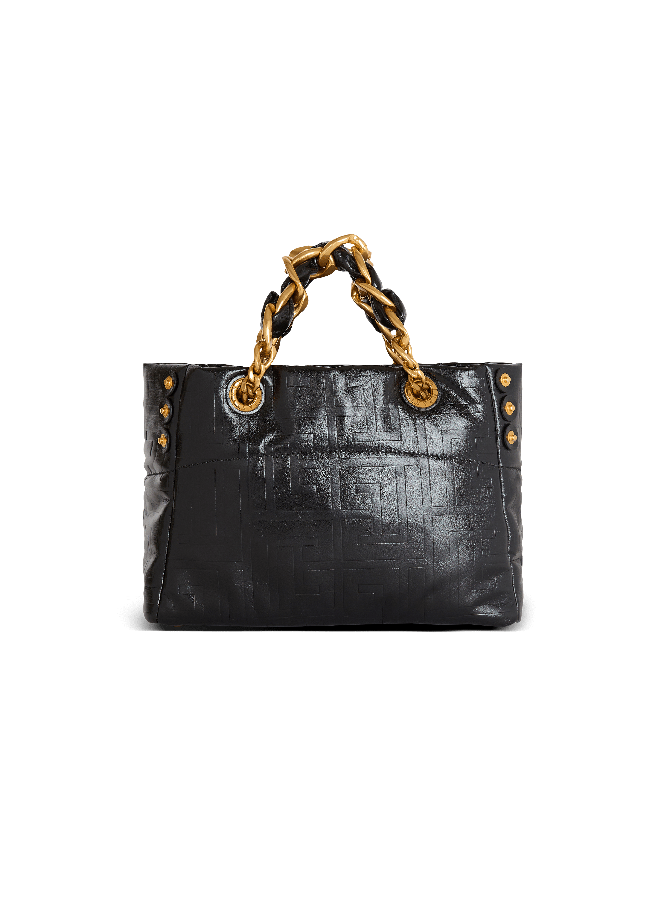 トートバッグ BALMAIN SS25 1945 SOFT CABAS SMALL (EN1FD871TJXN GFE) Small 1945 Soft monogrammed jacquard tote bag - Women | BALMAIN