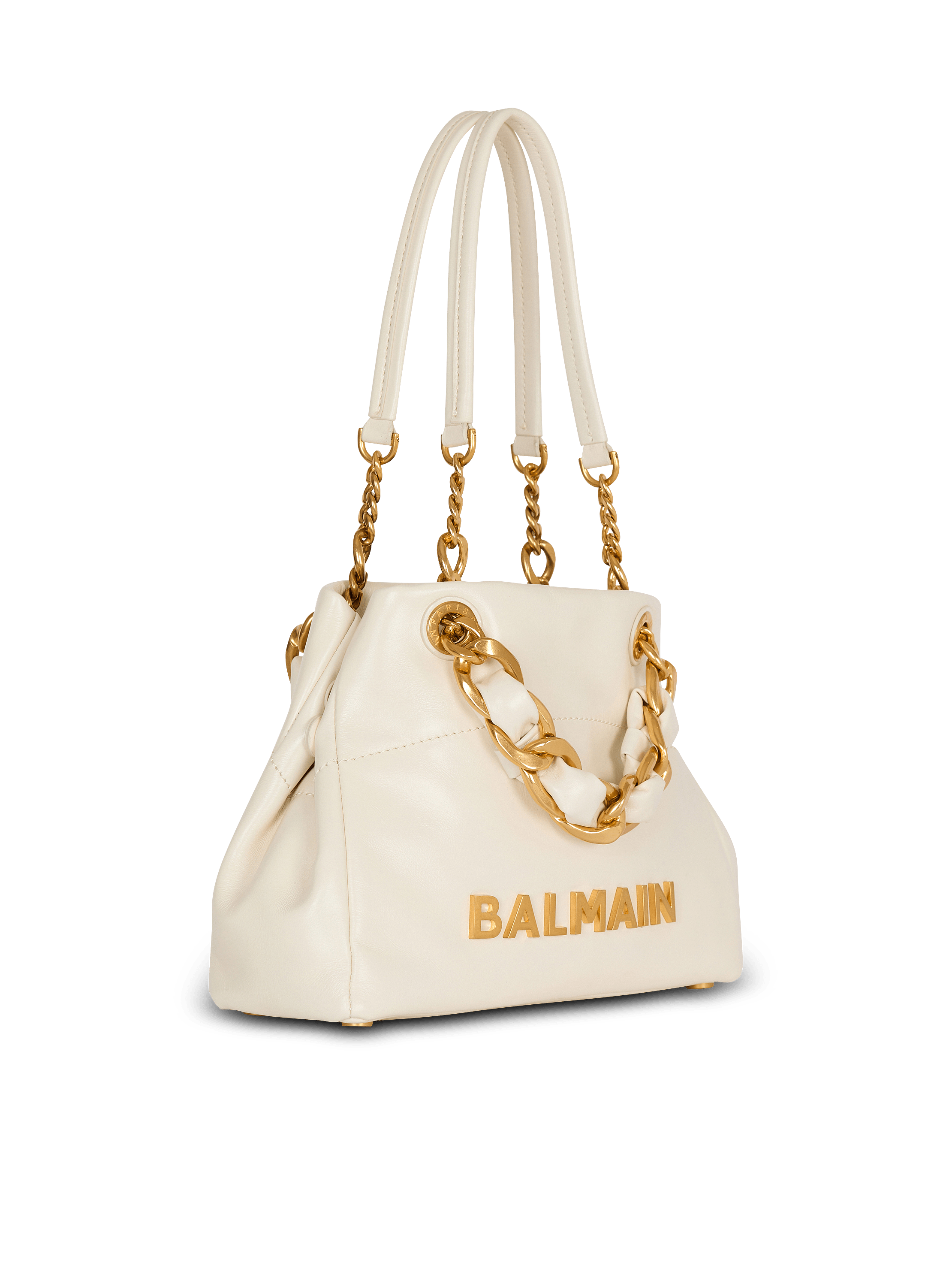 1945 Soft Small crinkled leather tote bag