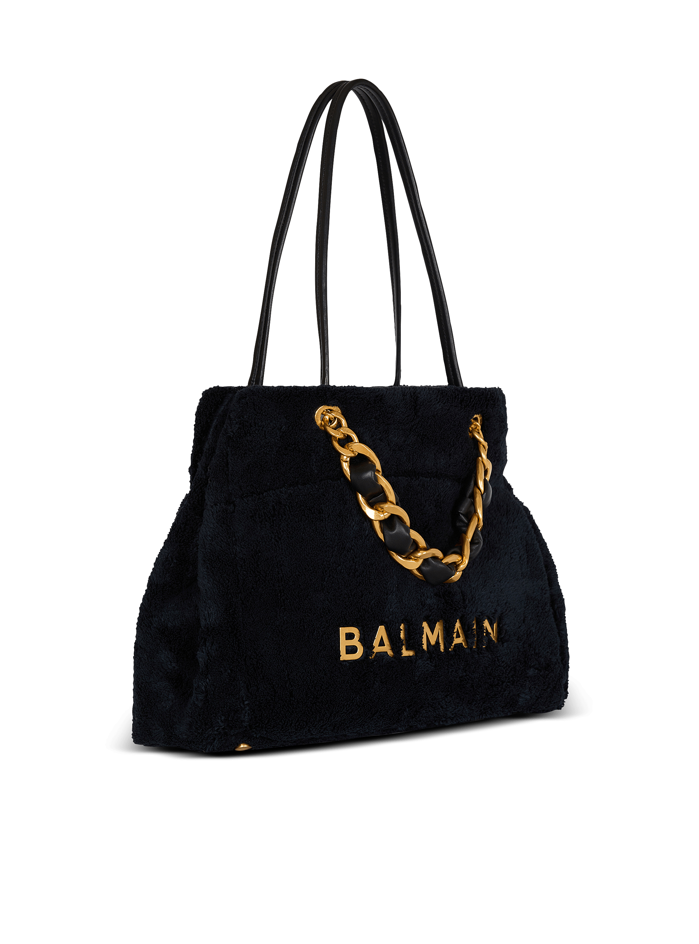 Balmain☆VIP価格 1945 ソフトトートバッグ 1945 ソフト コットンテリー製 トートバッグ - Women | BALMAIN