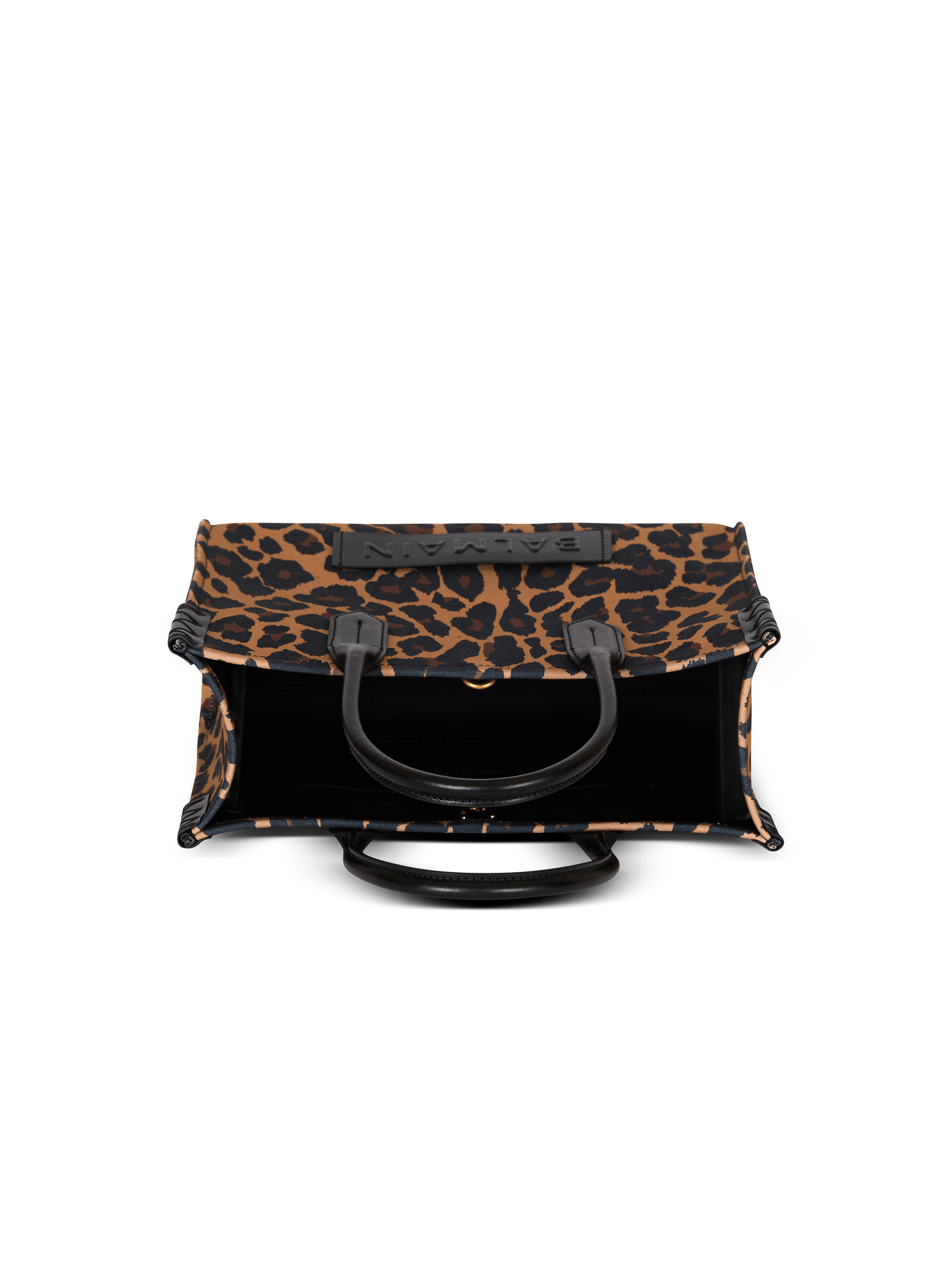 B-Army 36 leopard print tote bag brown - Women | BALMAIN
