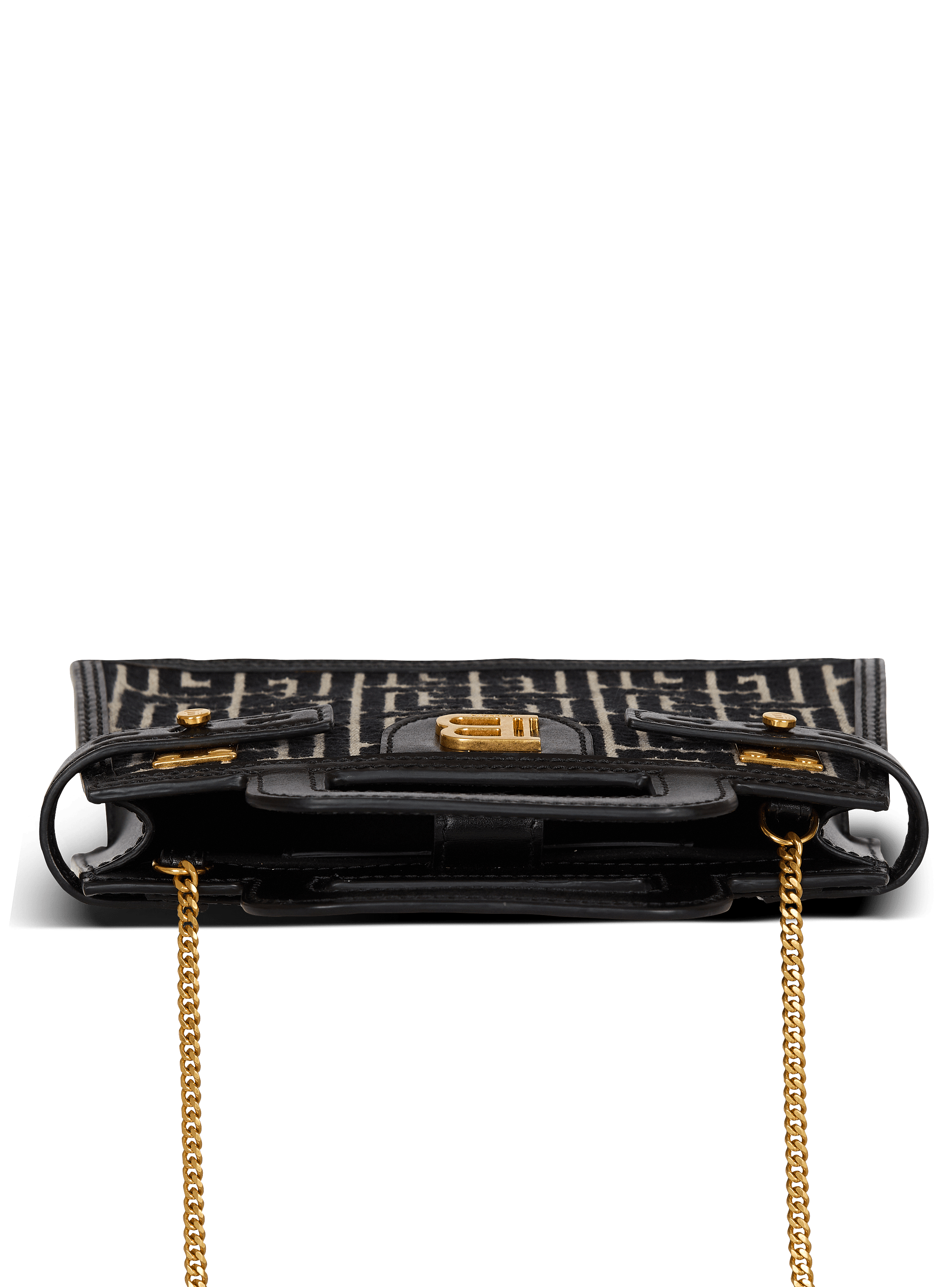 B-Buzz モノグラムキャンバスとレザー製 スモール トップハンドルバッグ