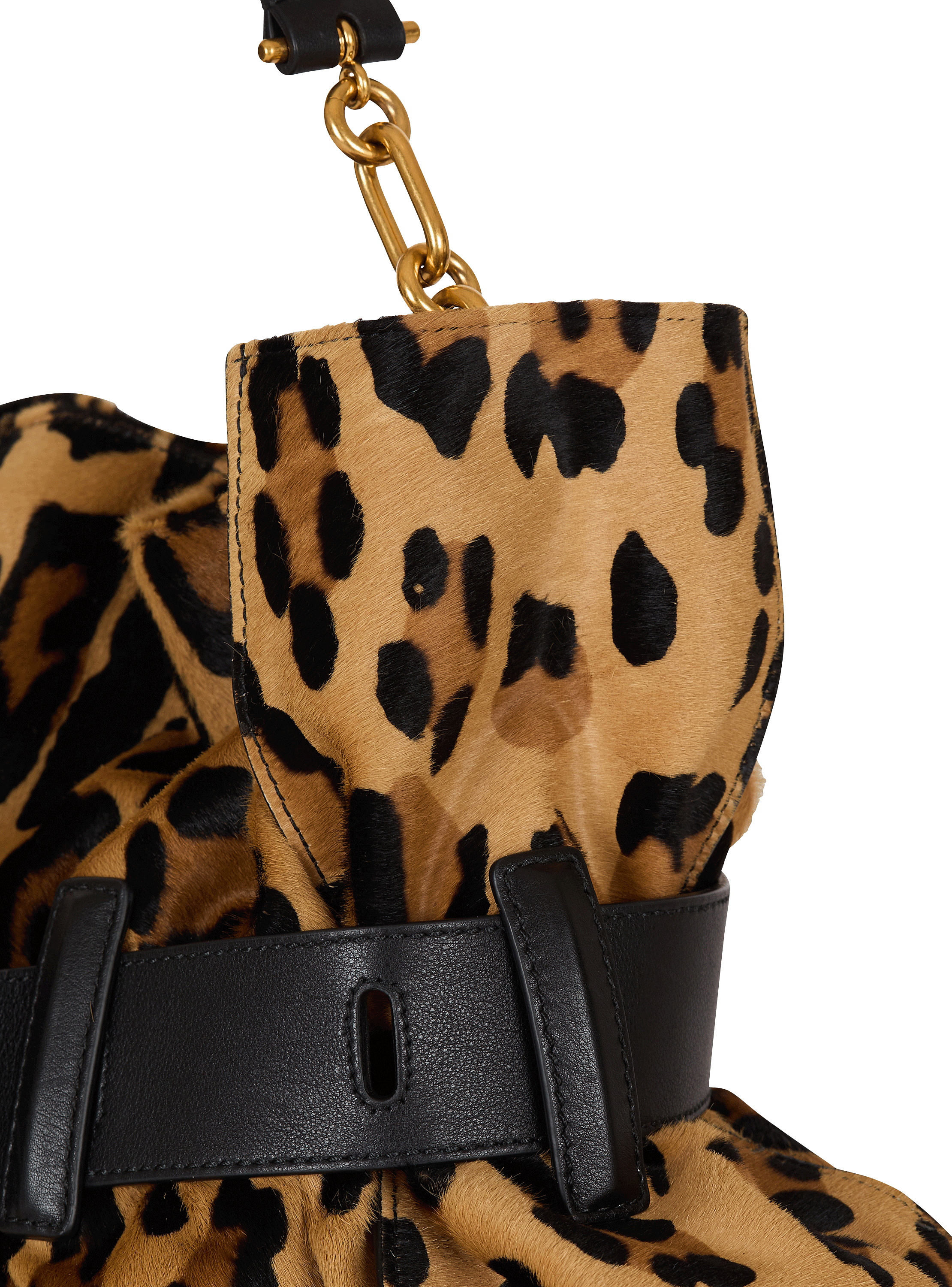 Anthem Medium ponyskin-style leopard print bag