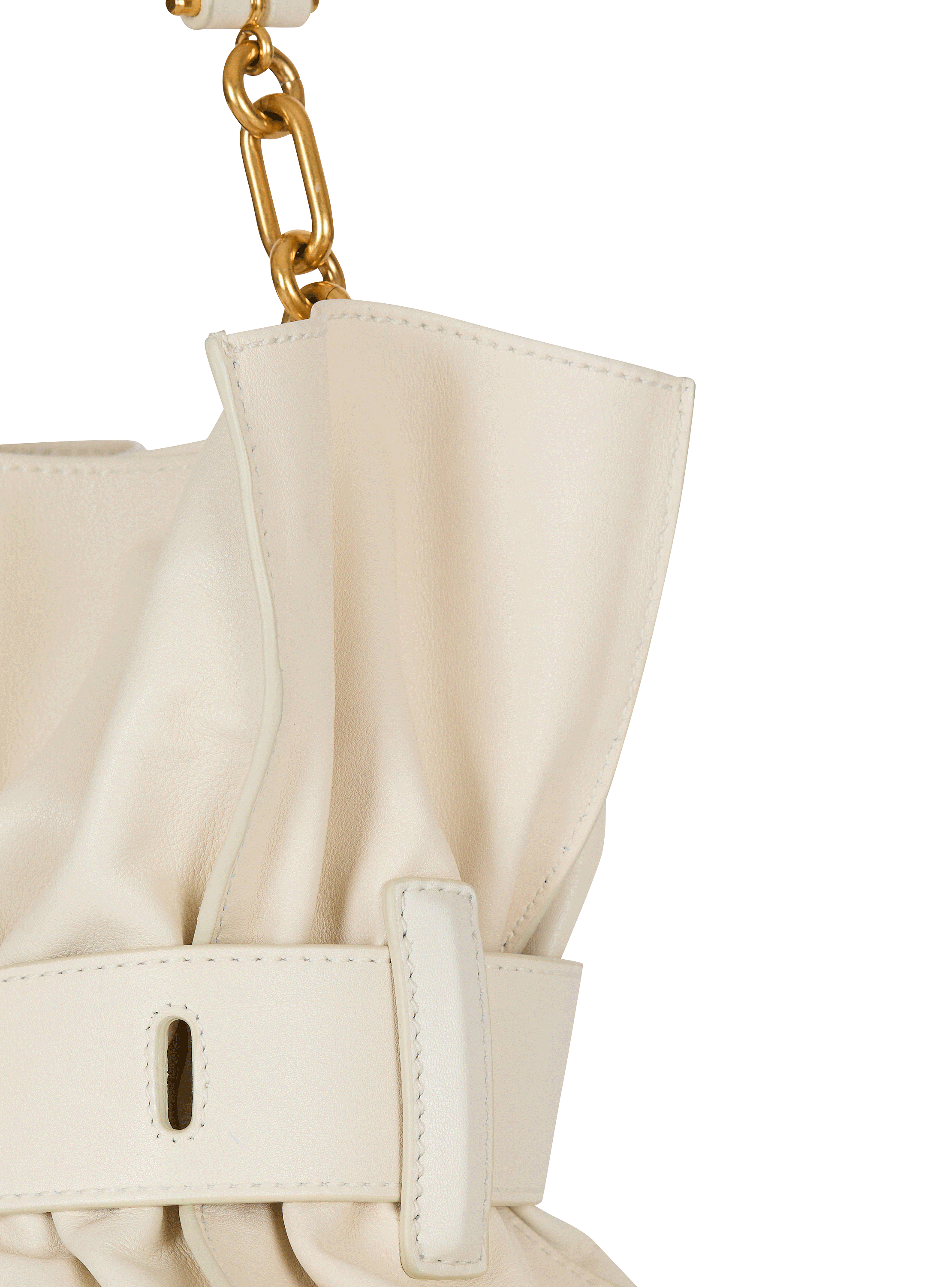 【関税＆送料込み】Balmain Anthem Medium Bag Medium Anthem bag in leather black black - Women | BALMAIN