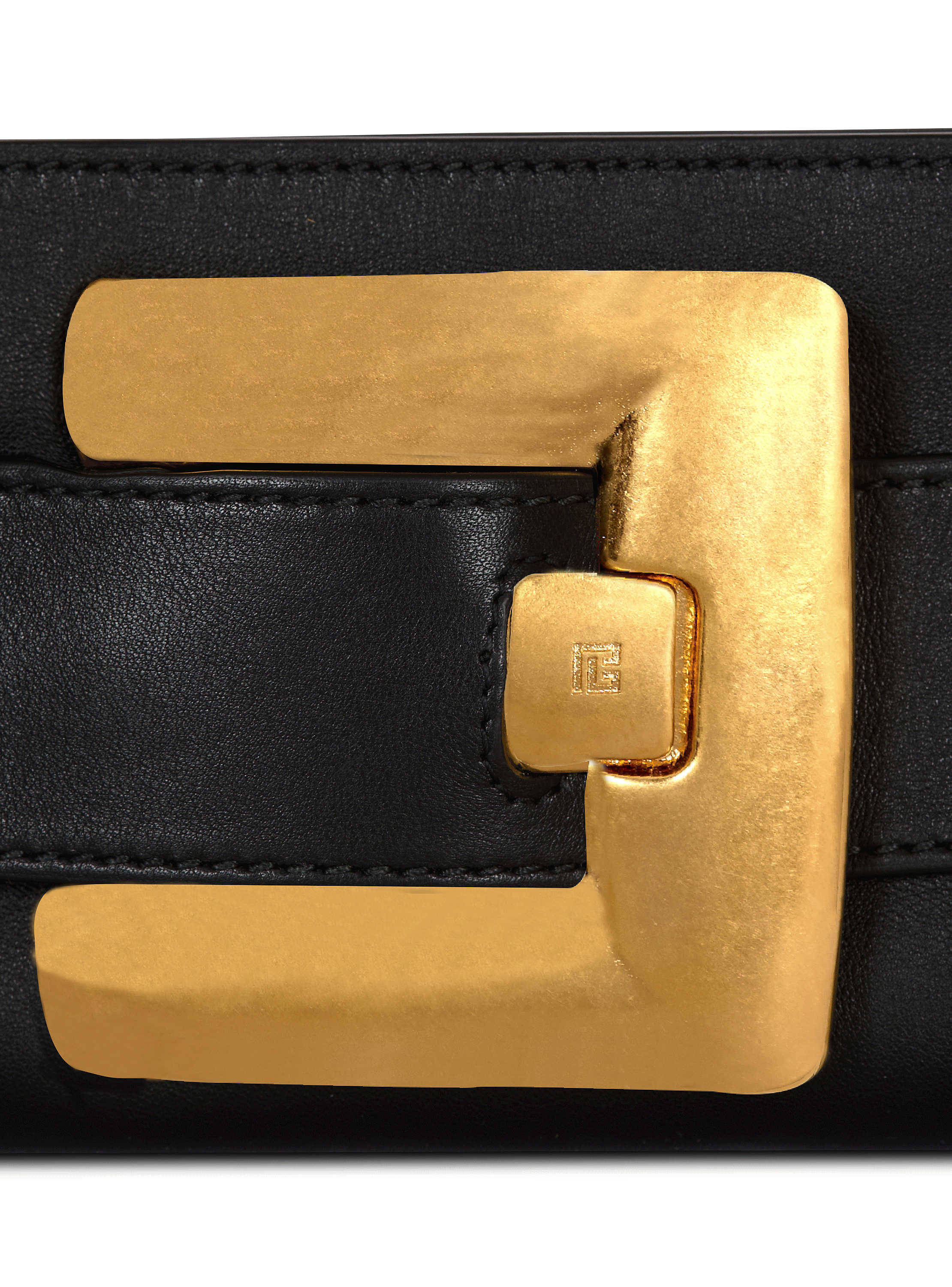 クラッチバッグ BALMAIN Woman Clutch Black FN1OC262LVGX 0PA Anthem calfskin leather clutch black black - Women | BALMAIN