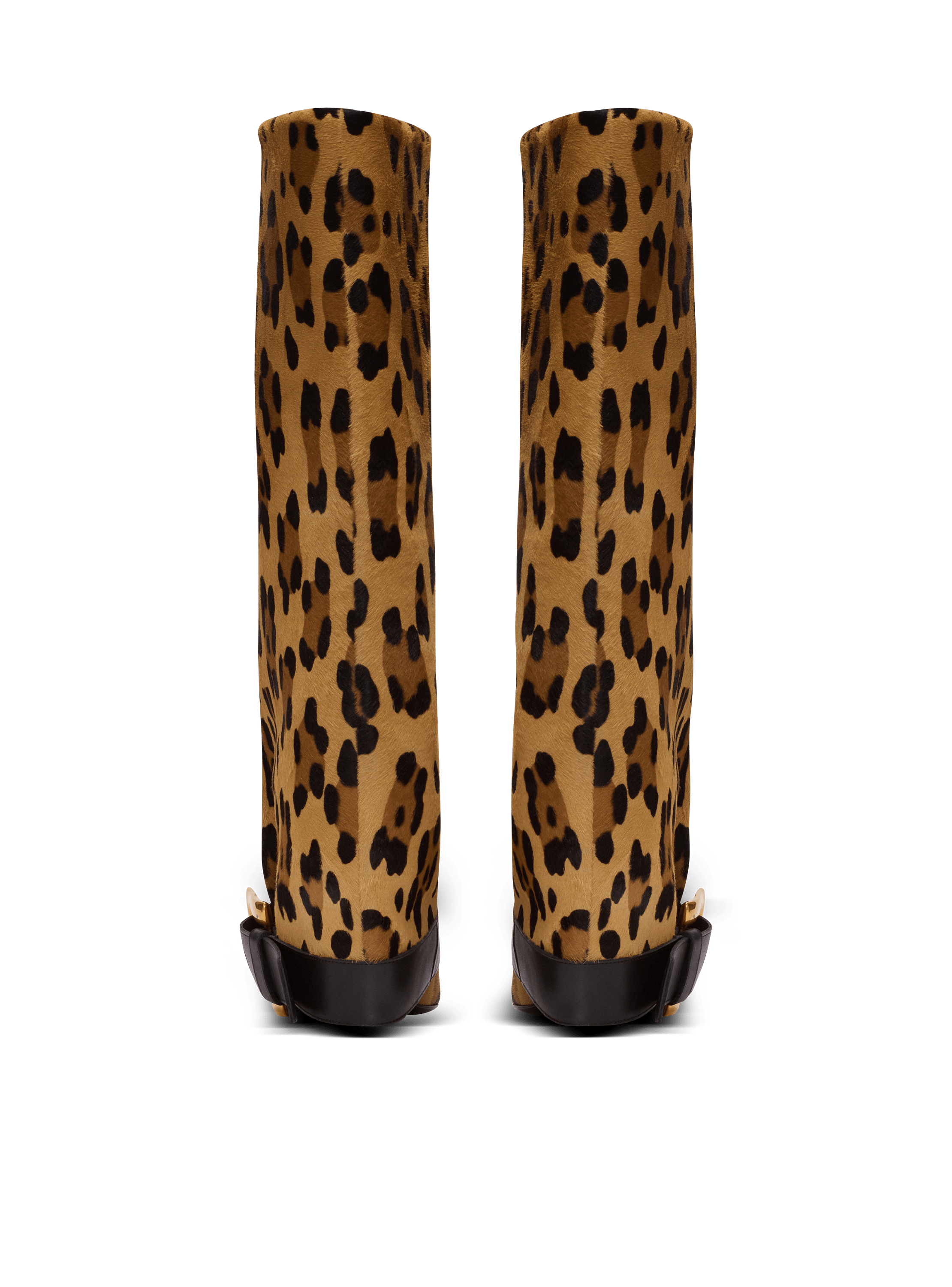 Anthem leopard print leather boots