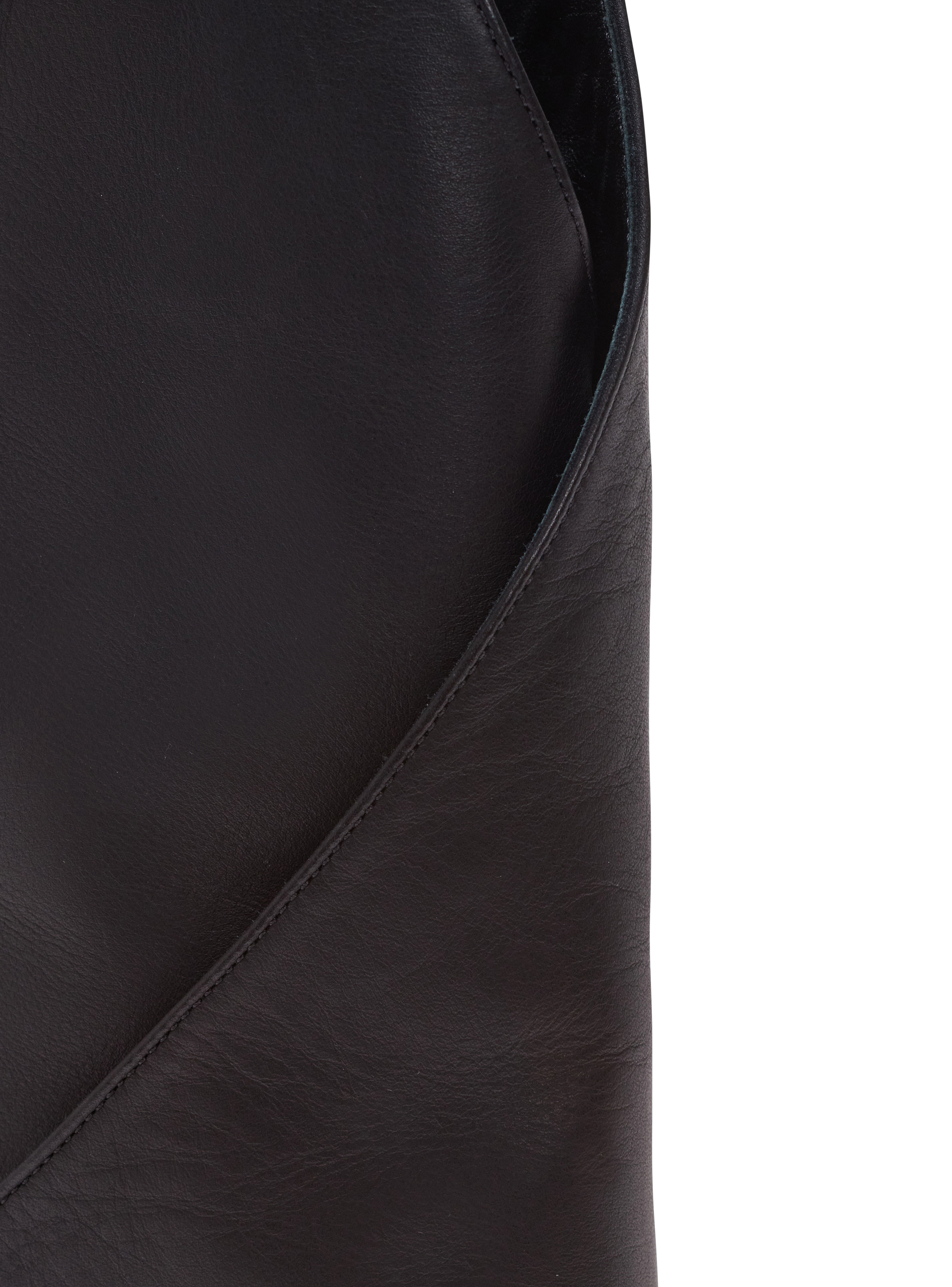 Twist heeled leather boots