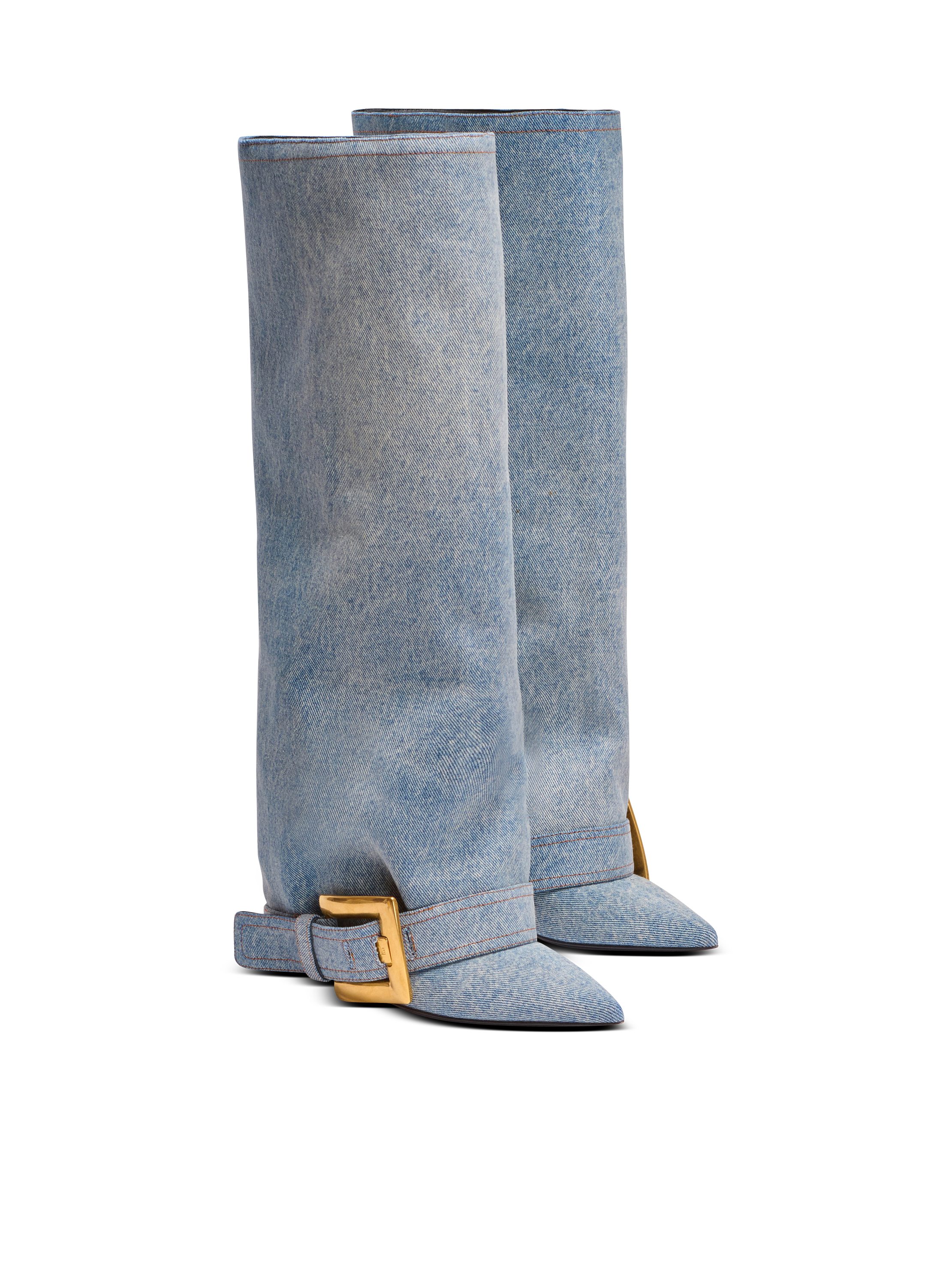 Anthem デニム製ブーツ