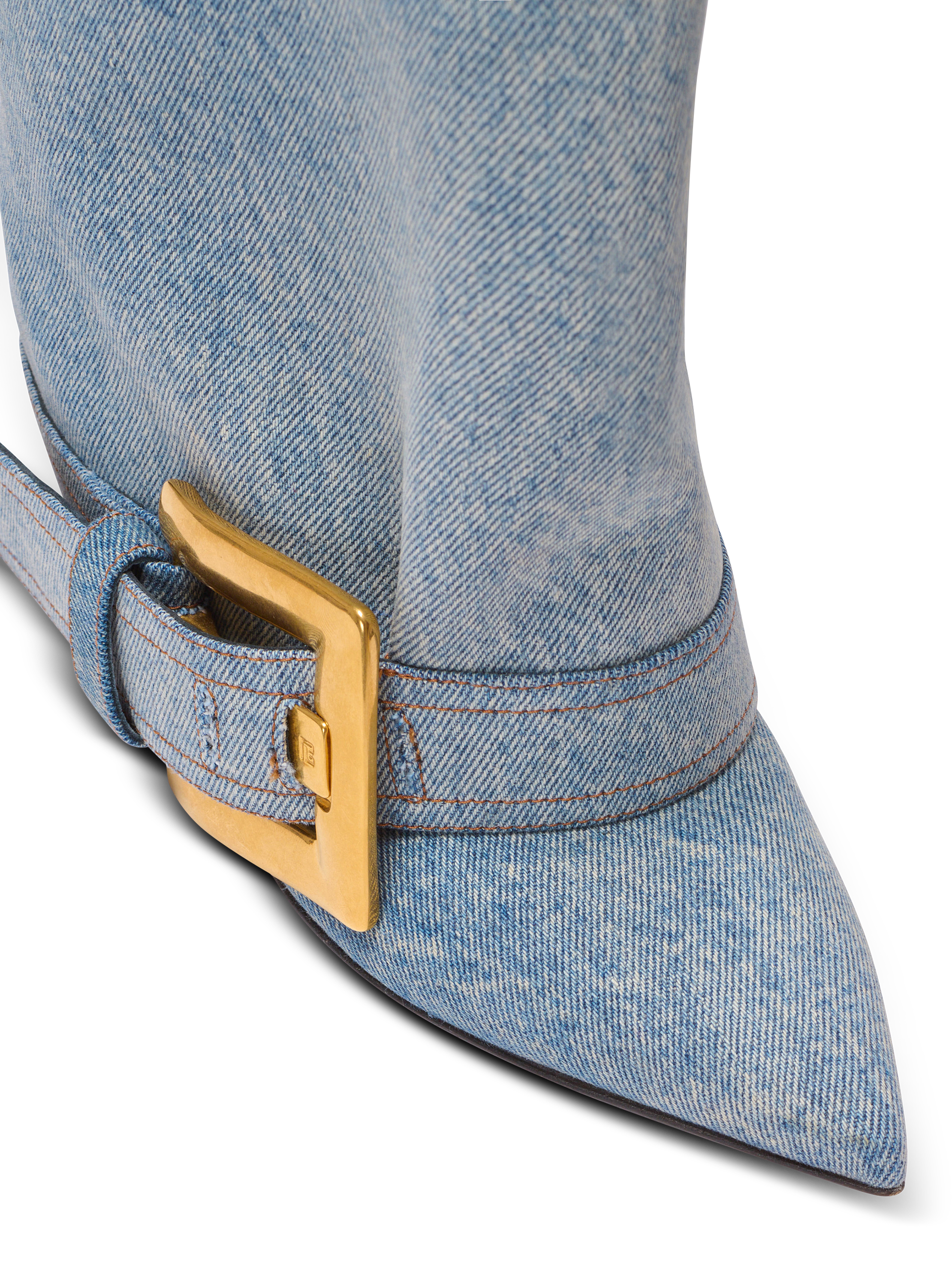 Anthem デニム製ブーツ