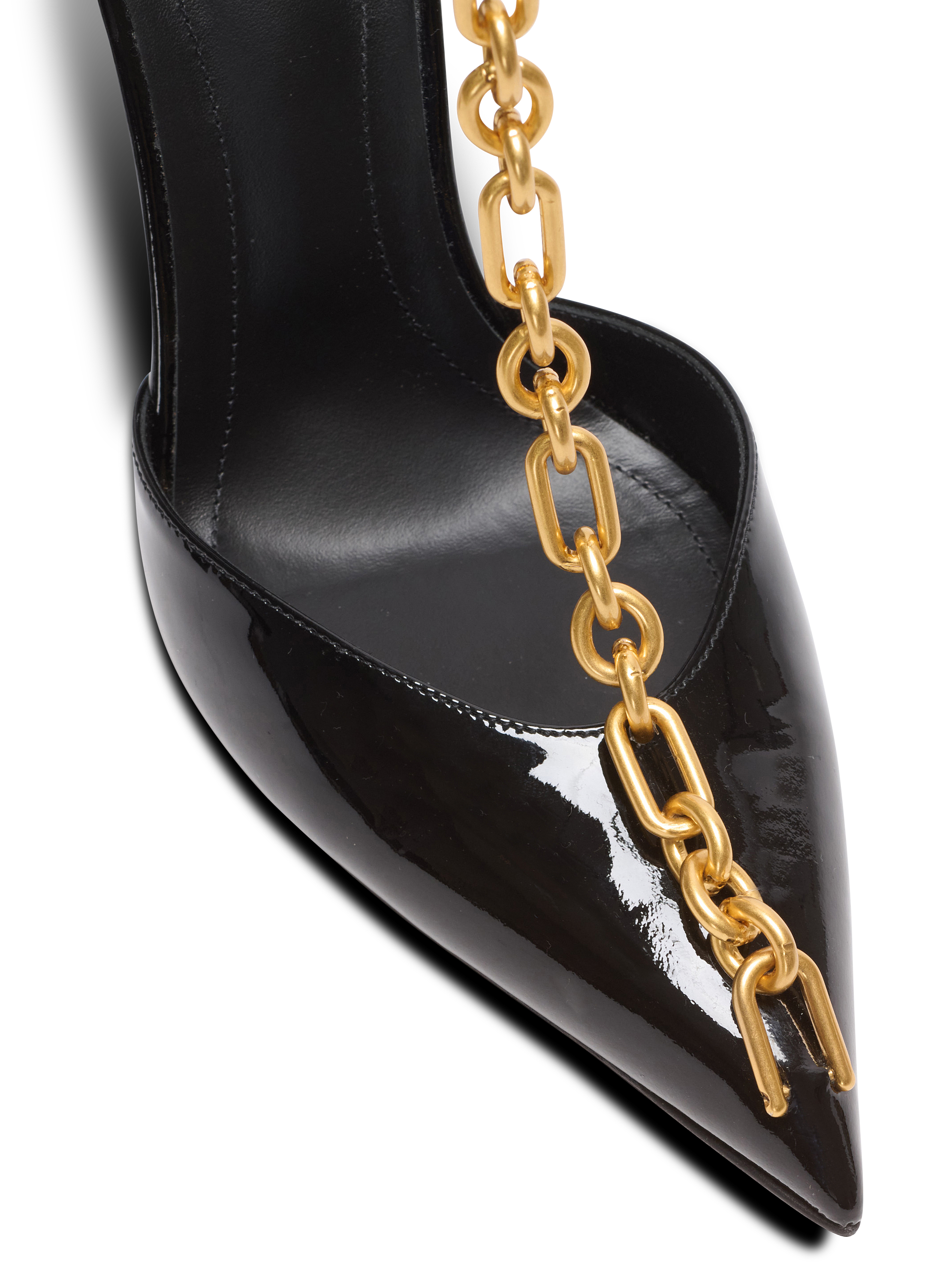 Sync patent leather stilettos
