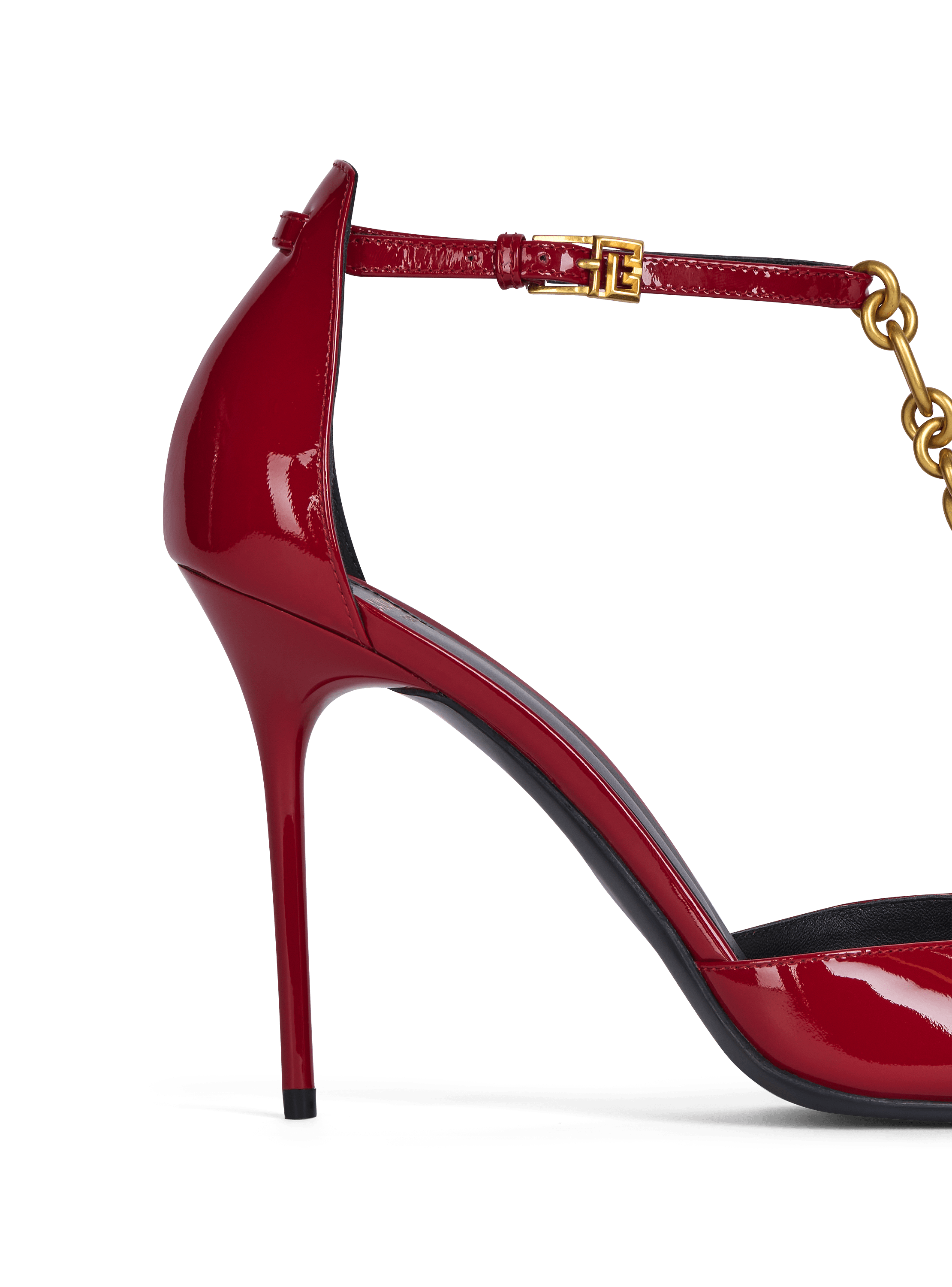 Sync patent leather stilettos