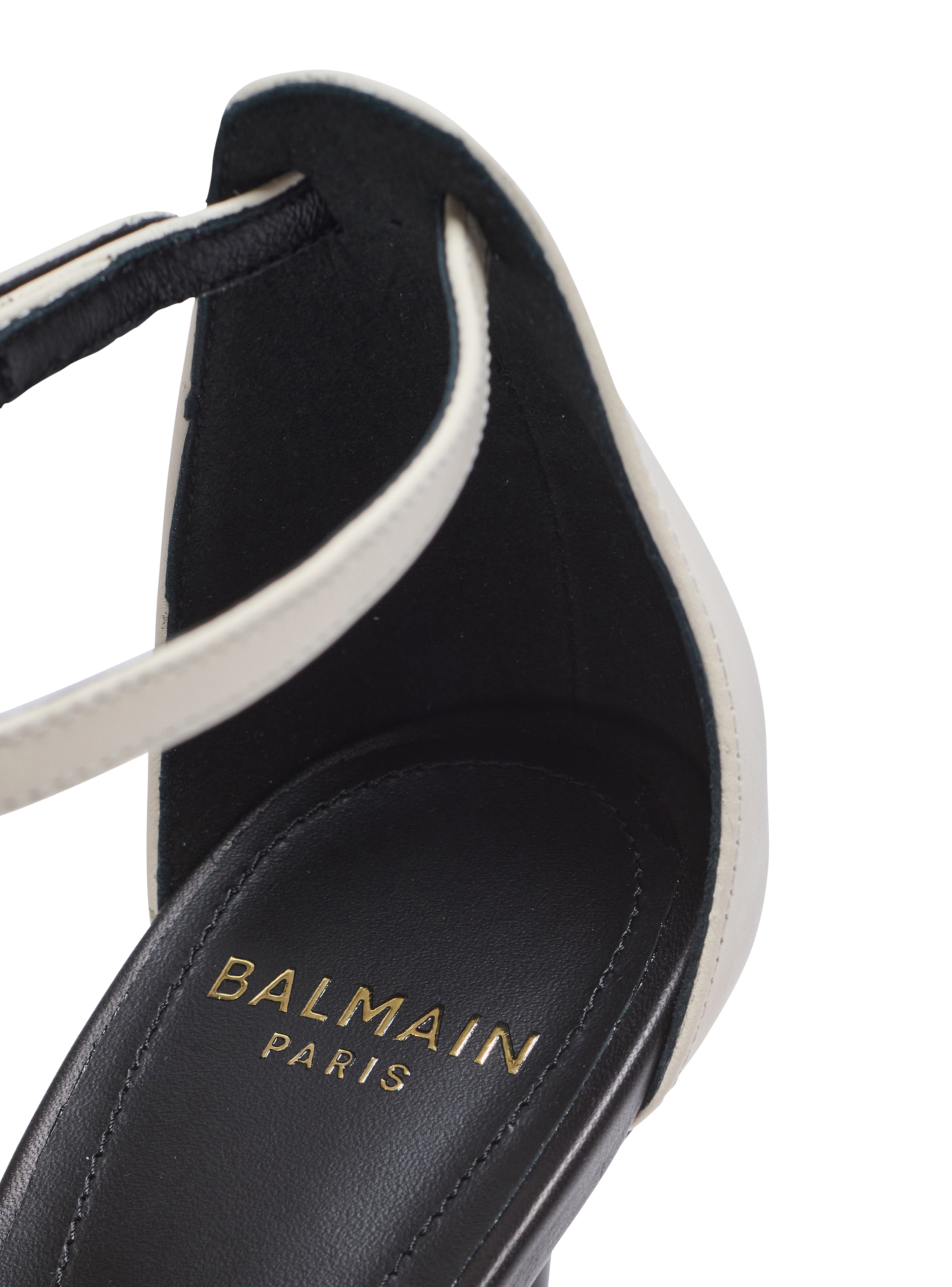 Sync leather stilettos with pointed toe - Women | BALMAIN