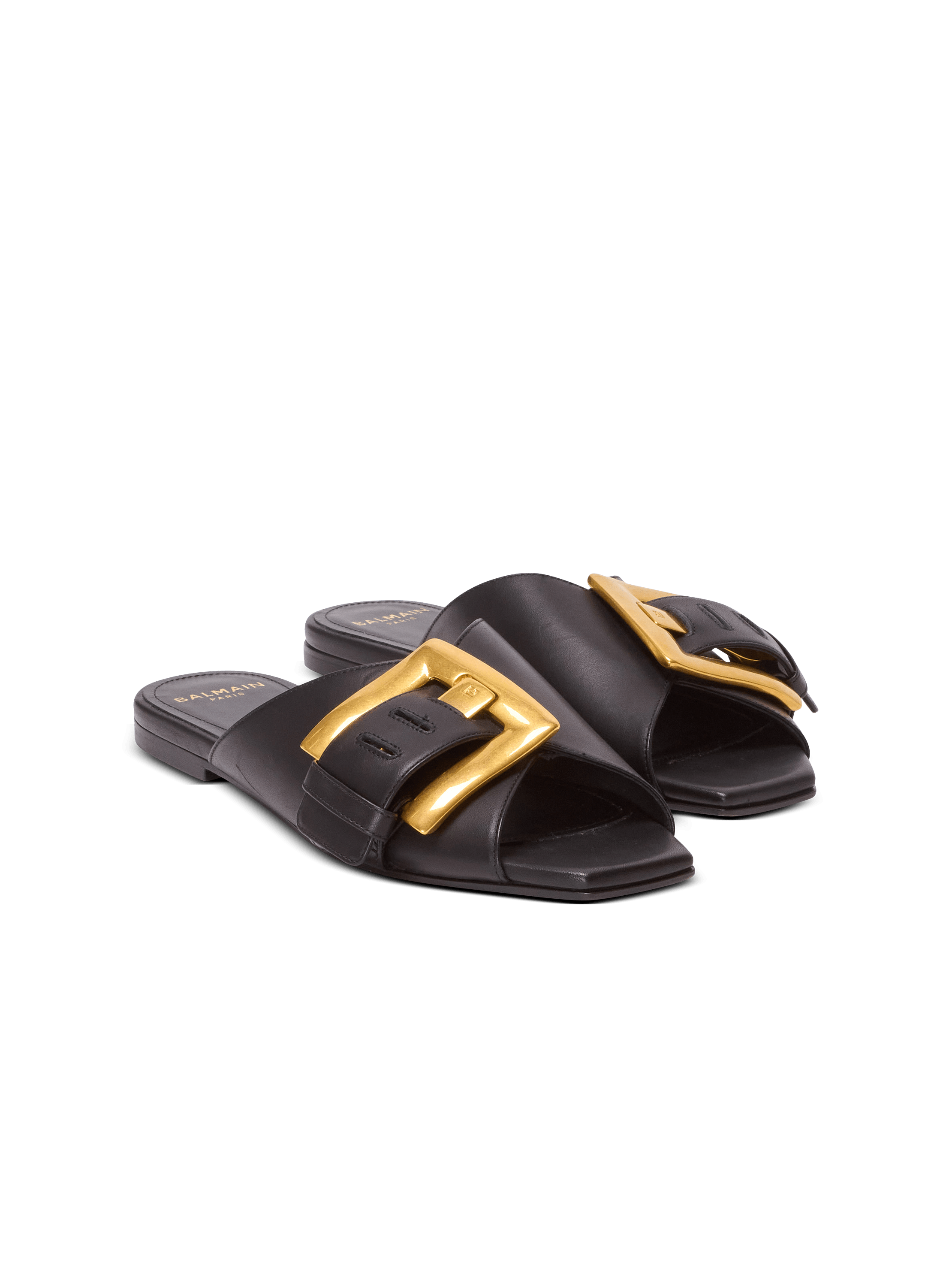 送料関税込【BALMAIN】サンダル 登坂広臣着用】BALMAIN B-IT quilted slides sandals (BALMAIN