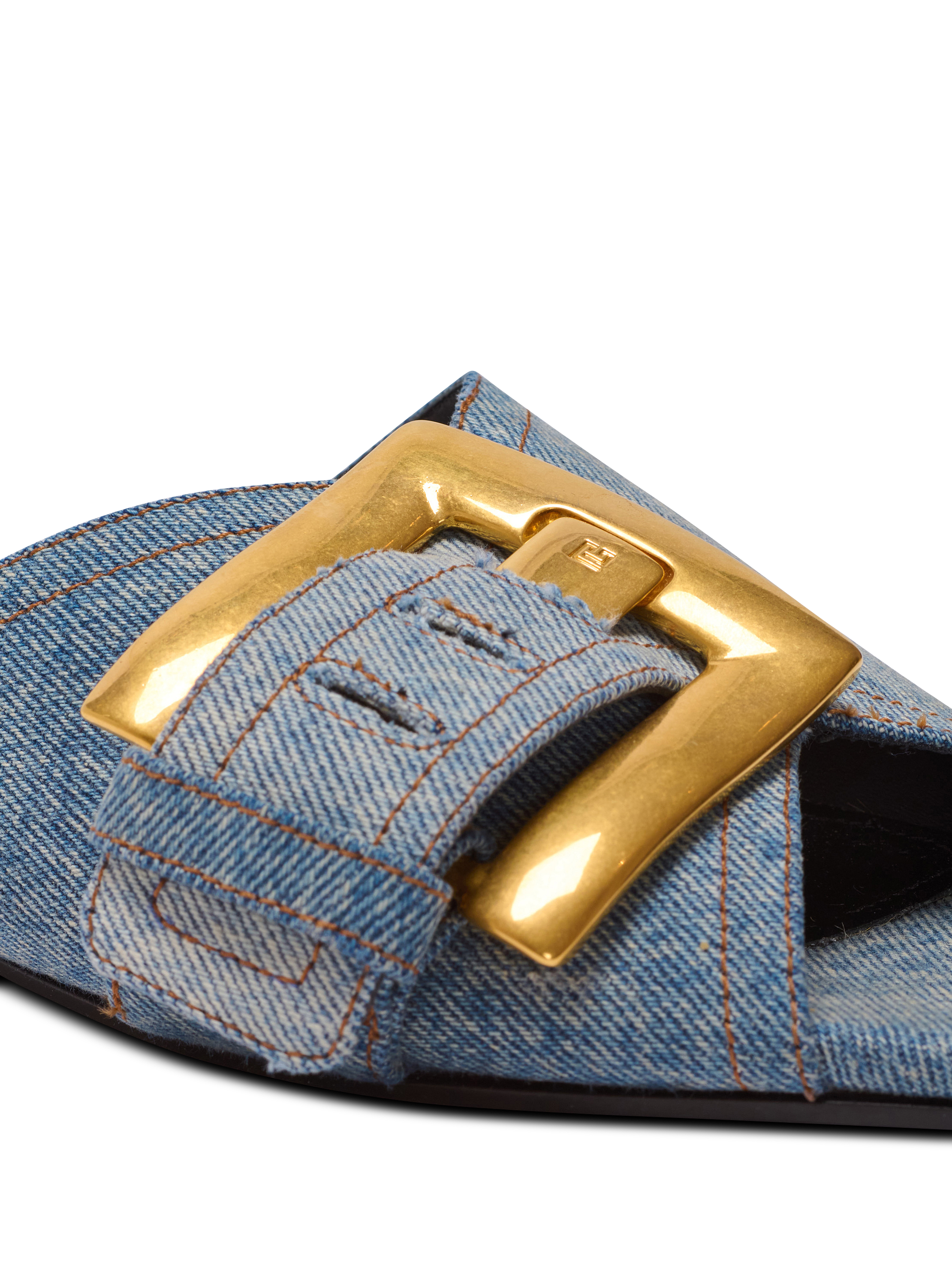 Anthem flat denim sandals