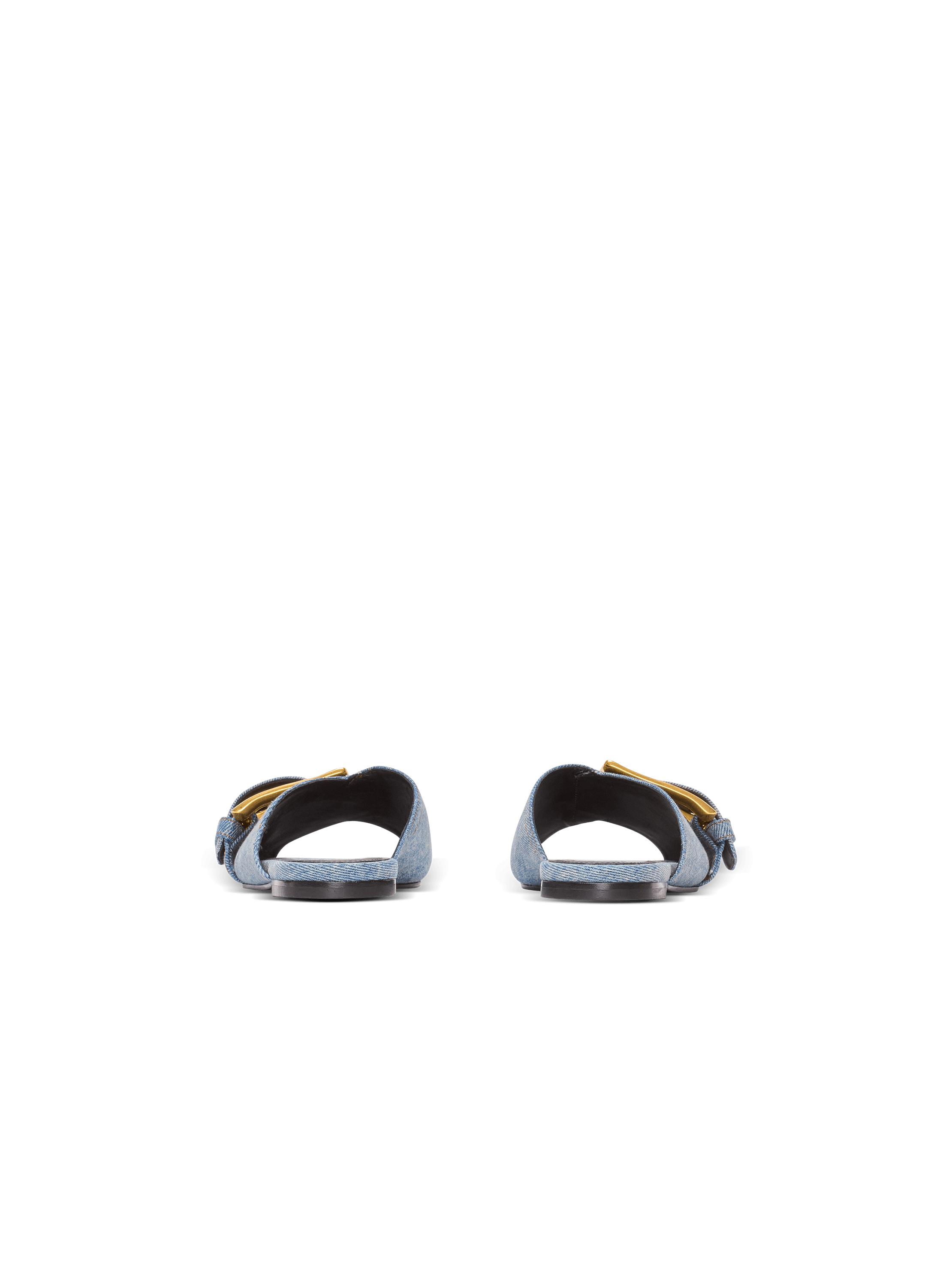 Anthem flat denim sandals - Women | BALMAIN