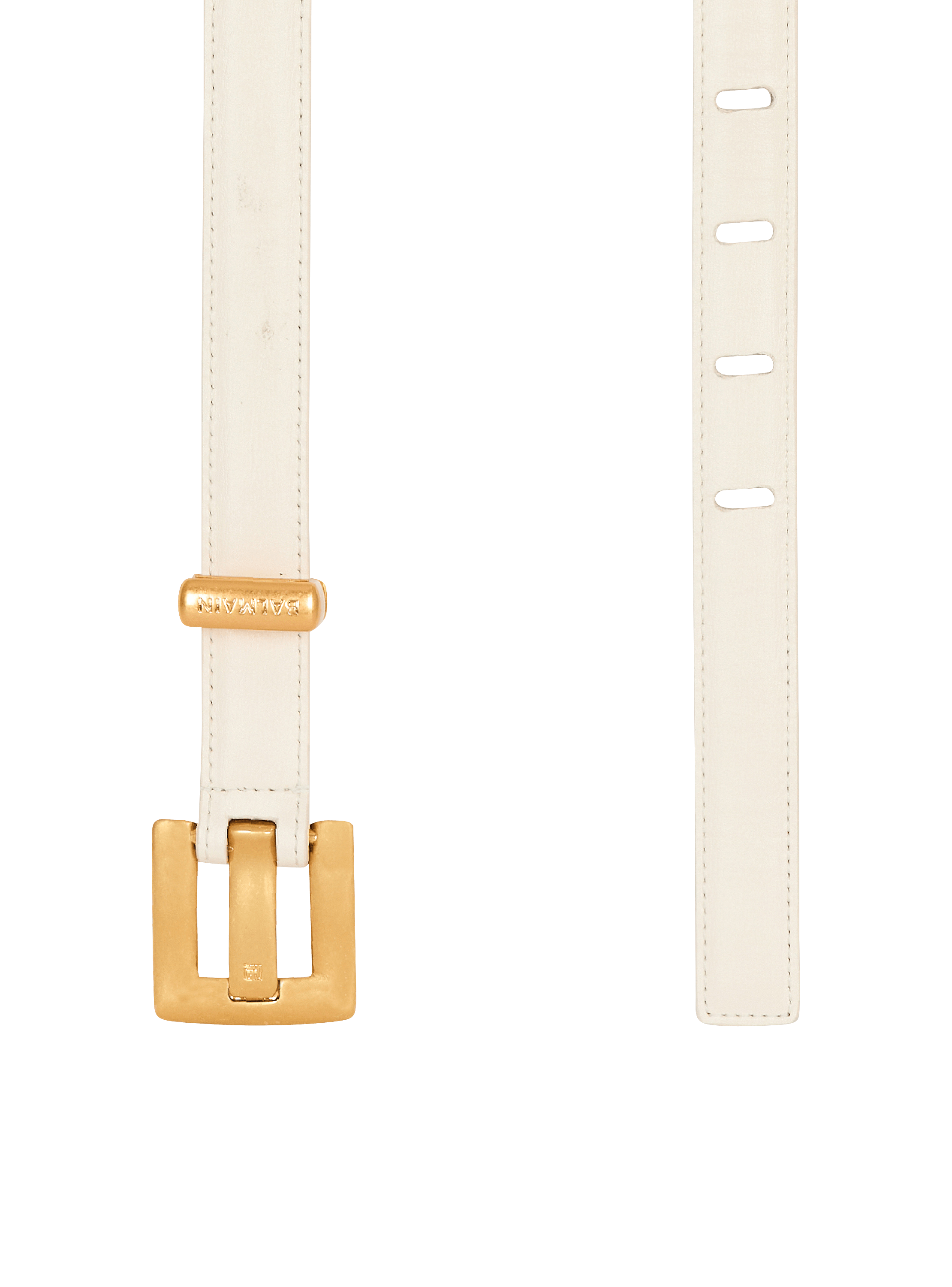 Anthem narrow leather belt 