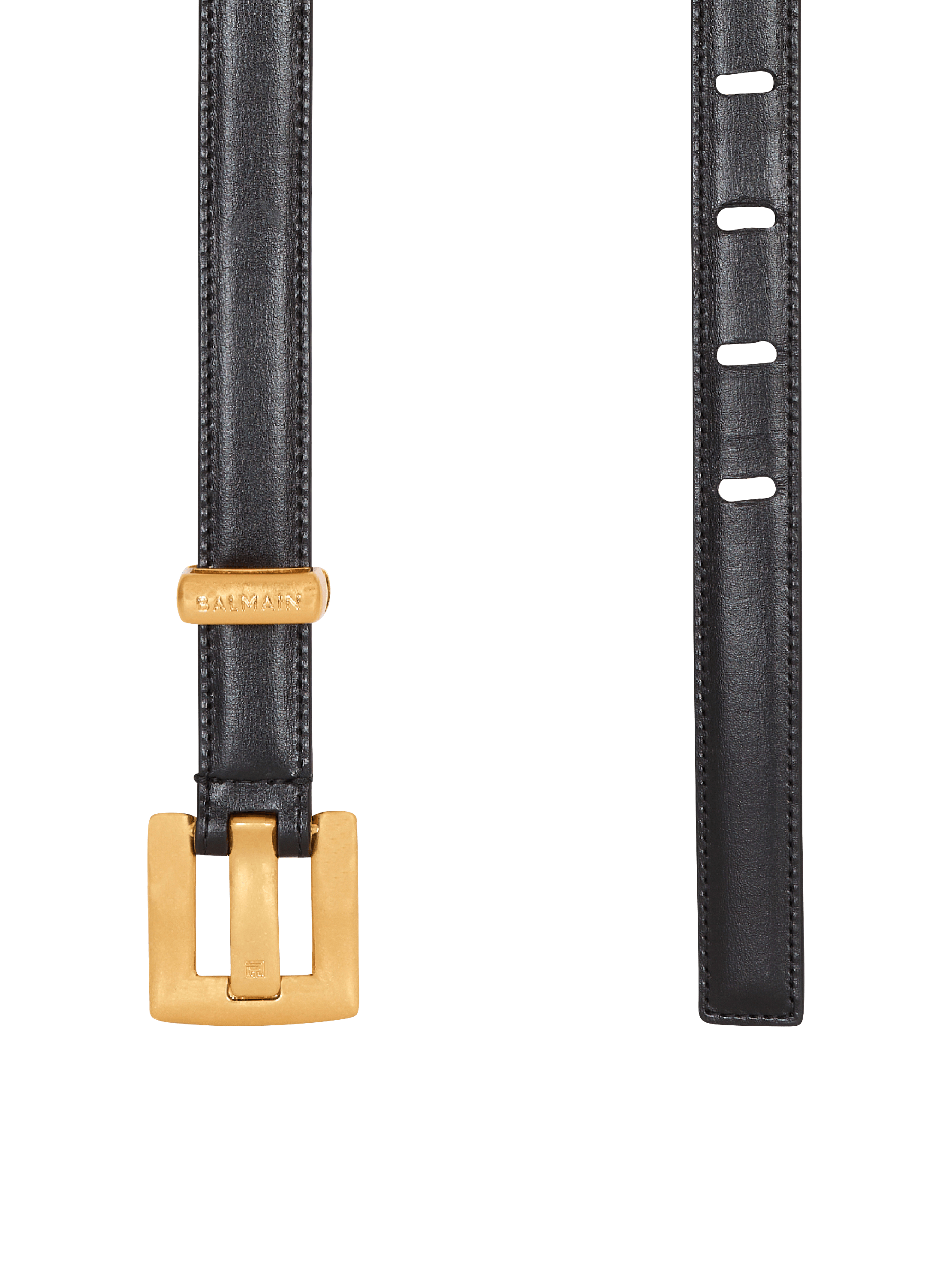 Anthem narrow leather belt 