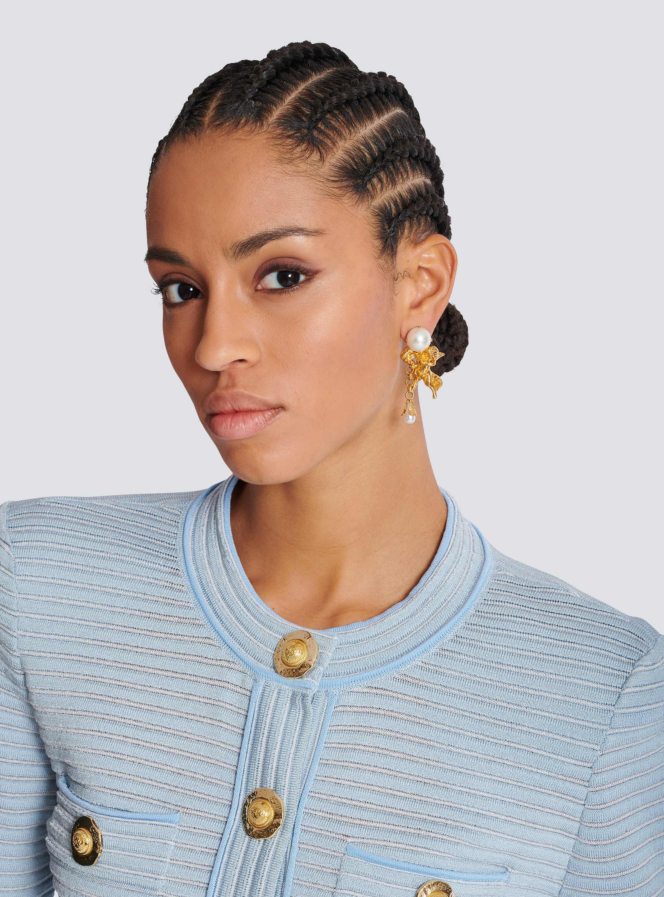 Anges 真鍮製 バロックイヤリング