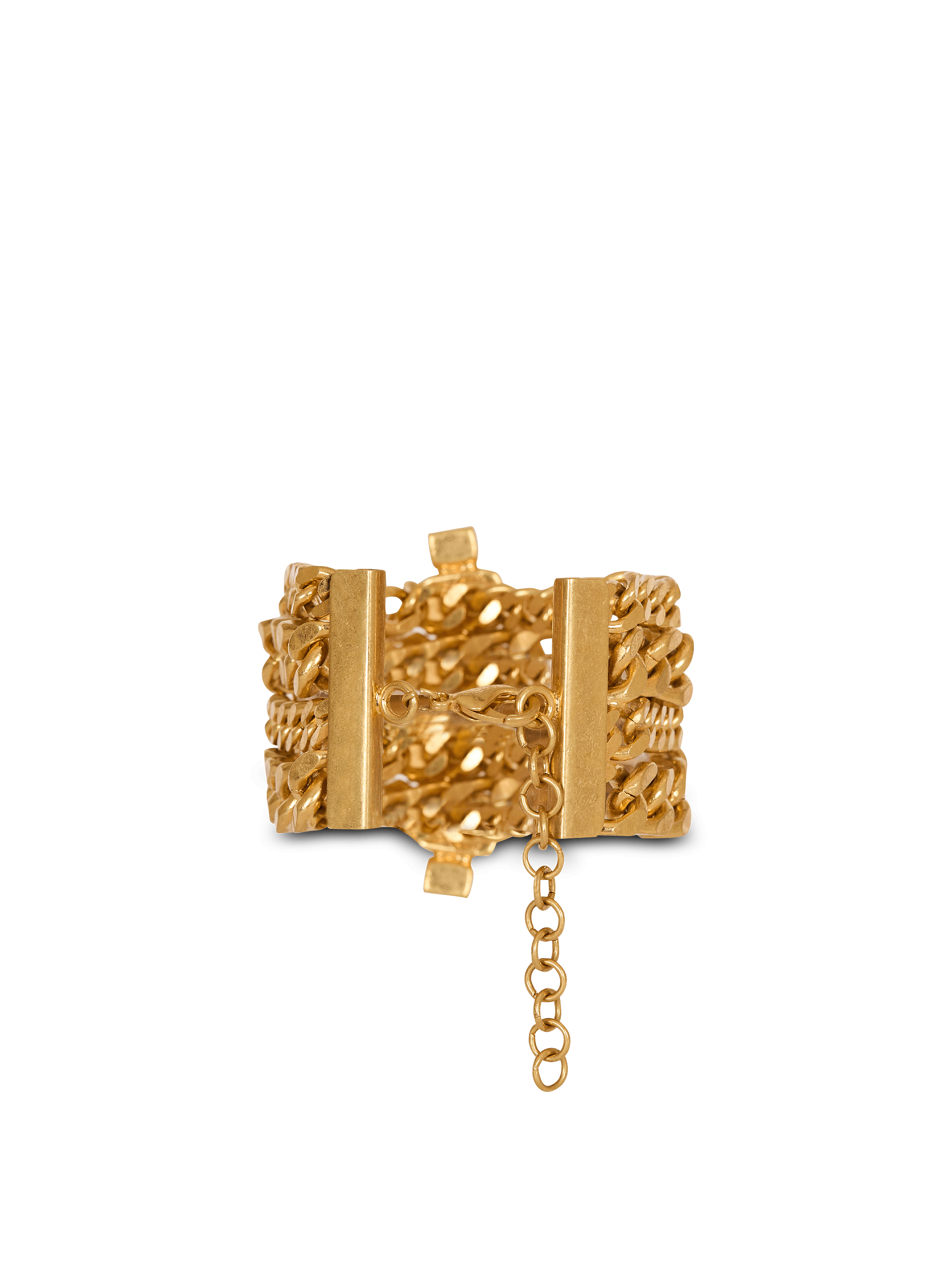 Baroque bracelet with chains and beads