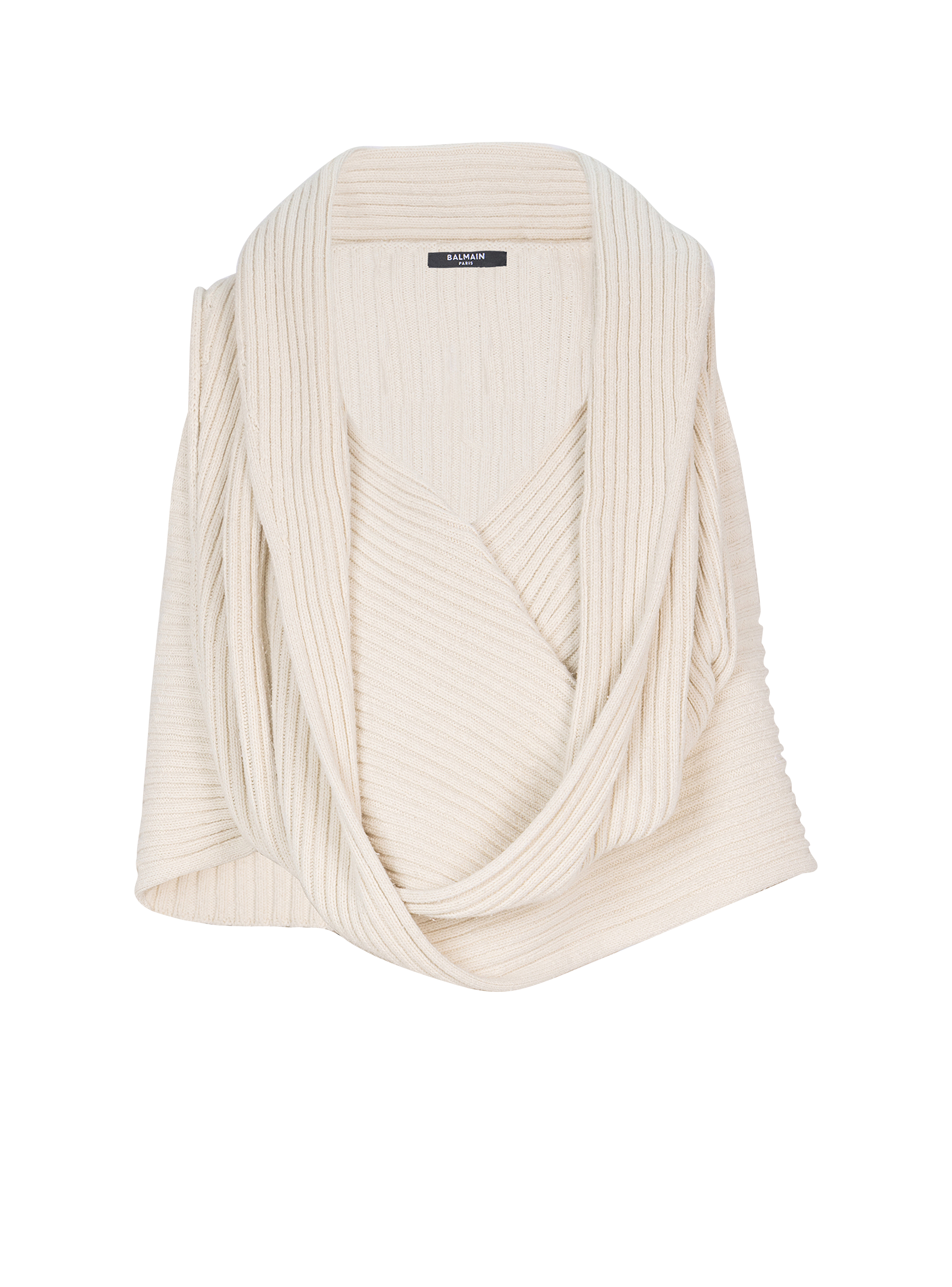 Gerippter Seidenpullover