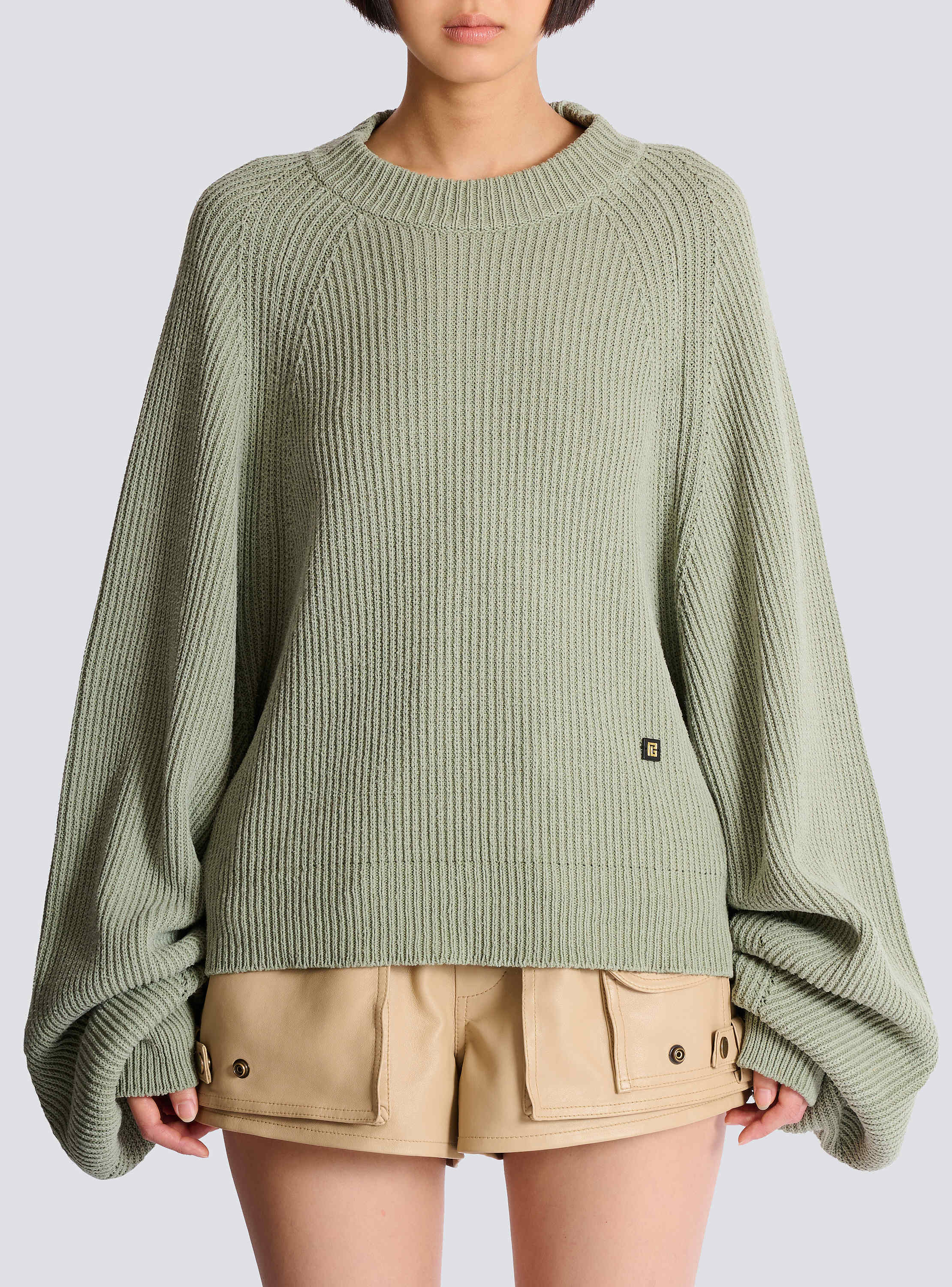 Silk knit jumper