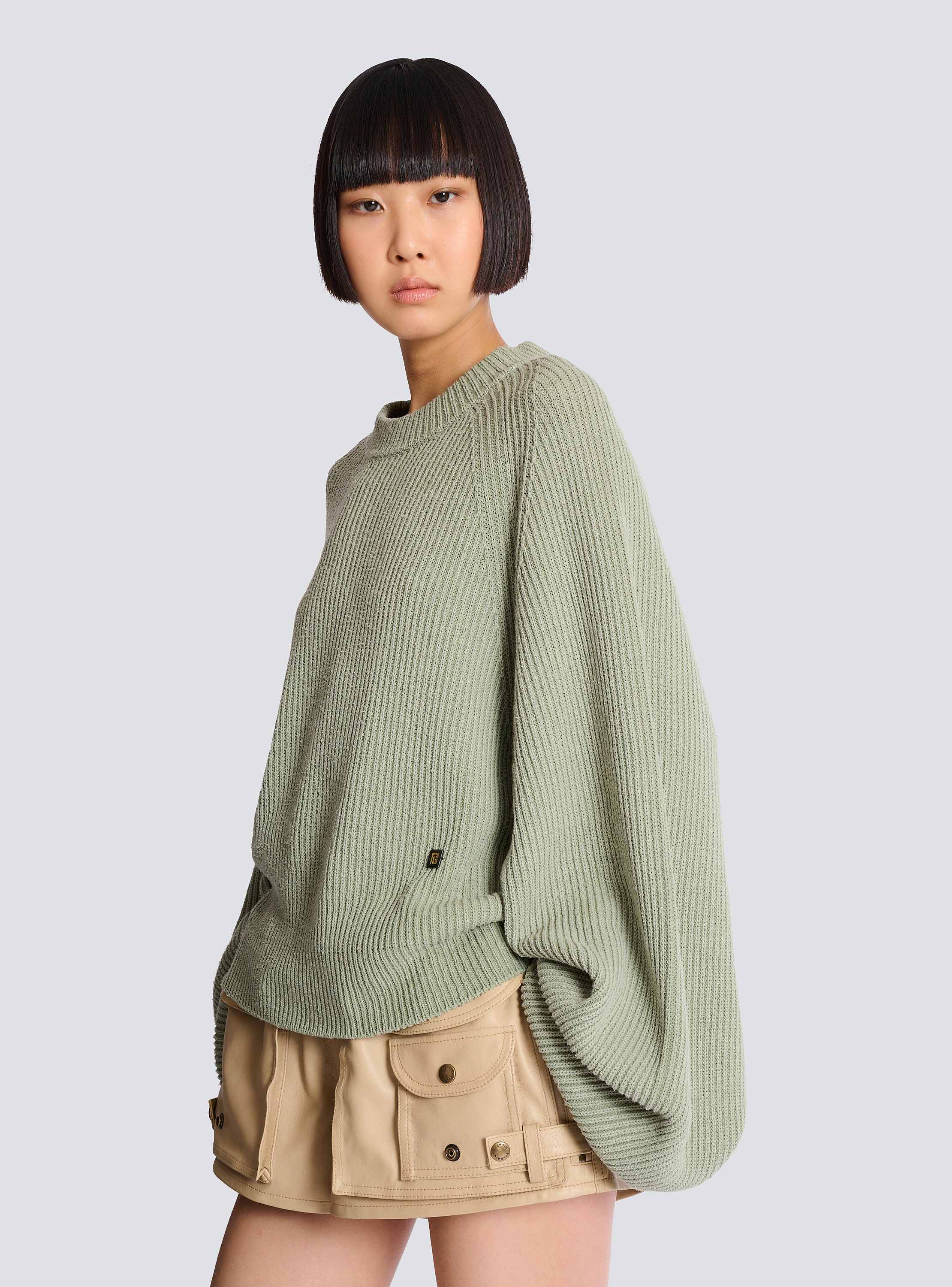 Silk knit jumper