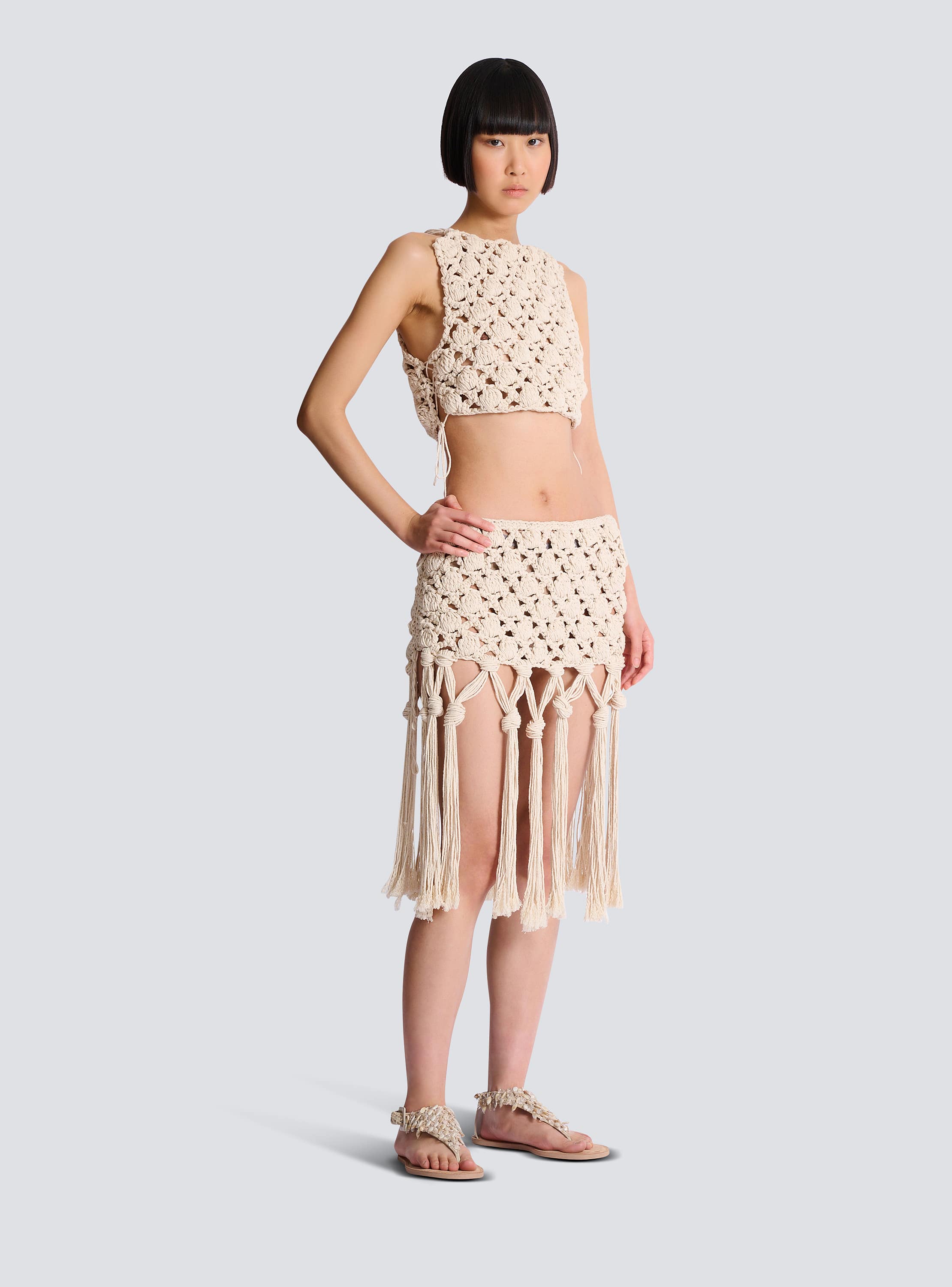 Crochet skirt