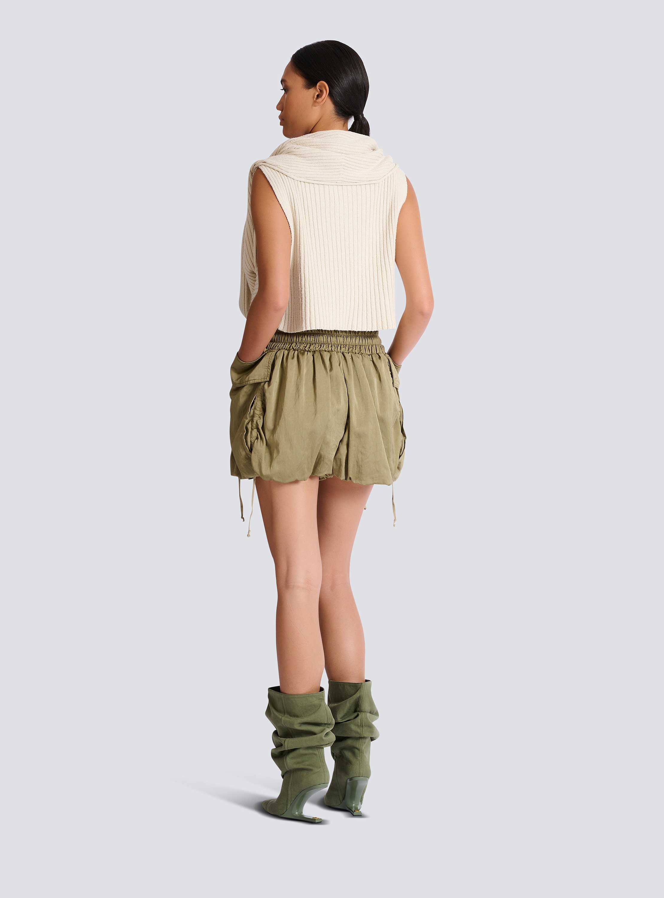 Cotton twill shorts