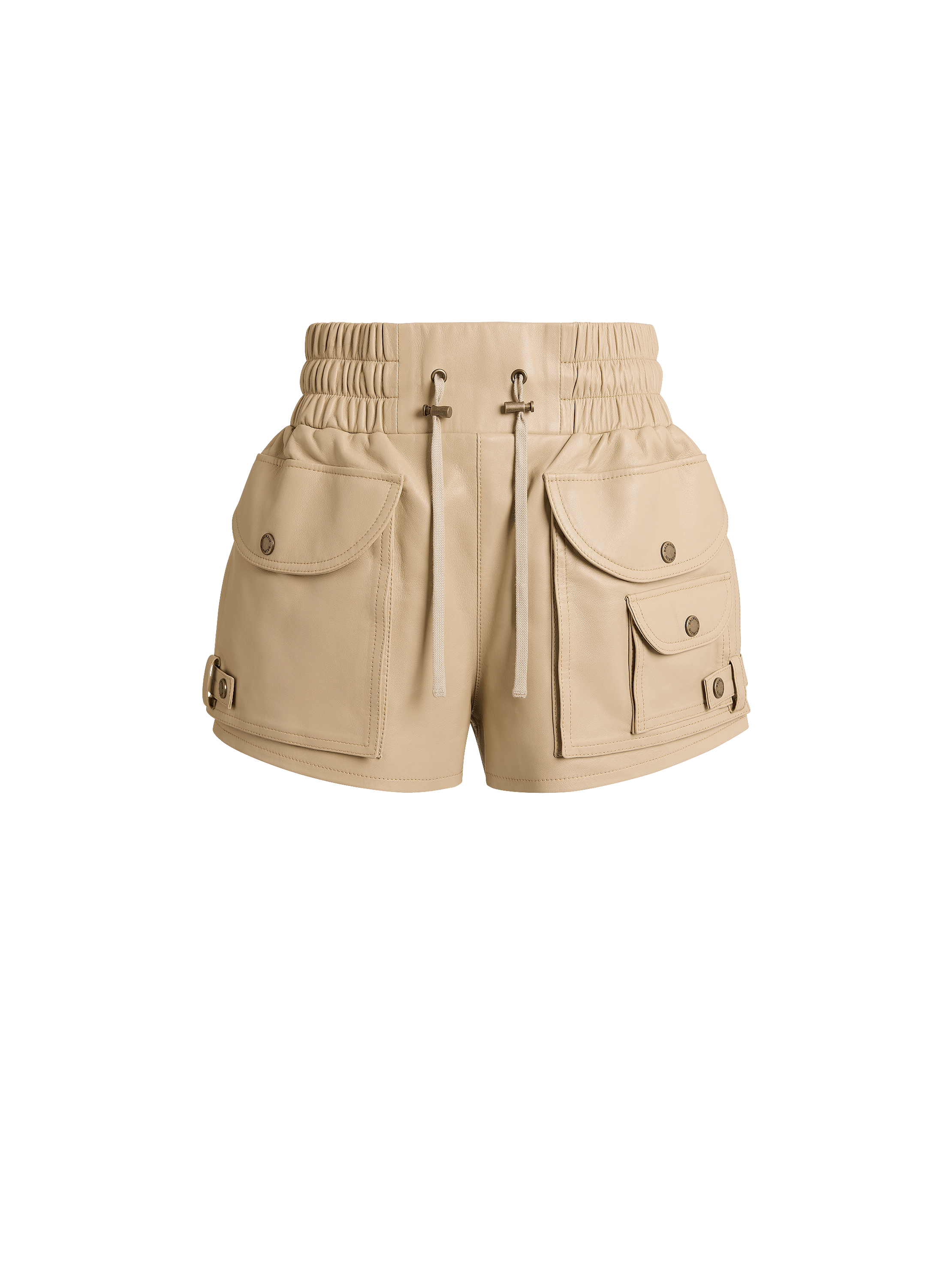 Short Utility en cuir d&rsquo;agneau