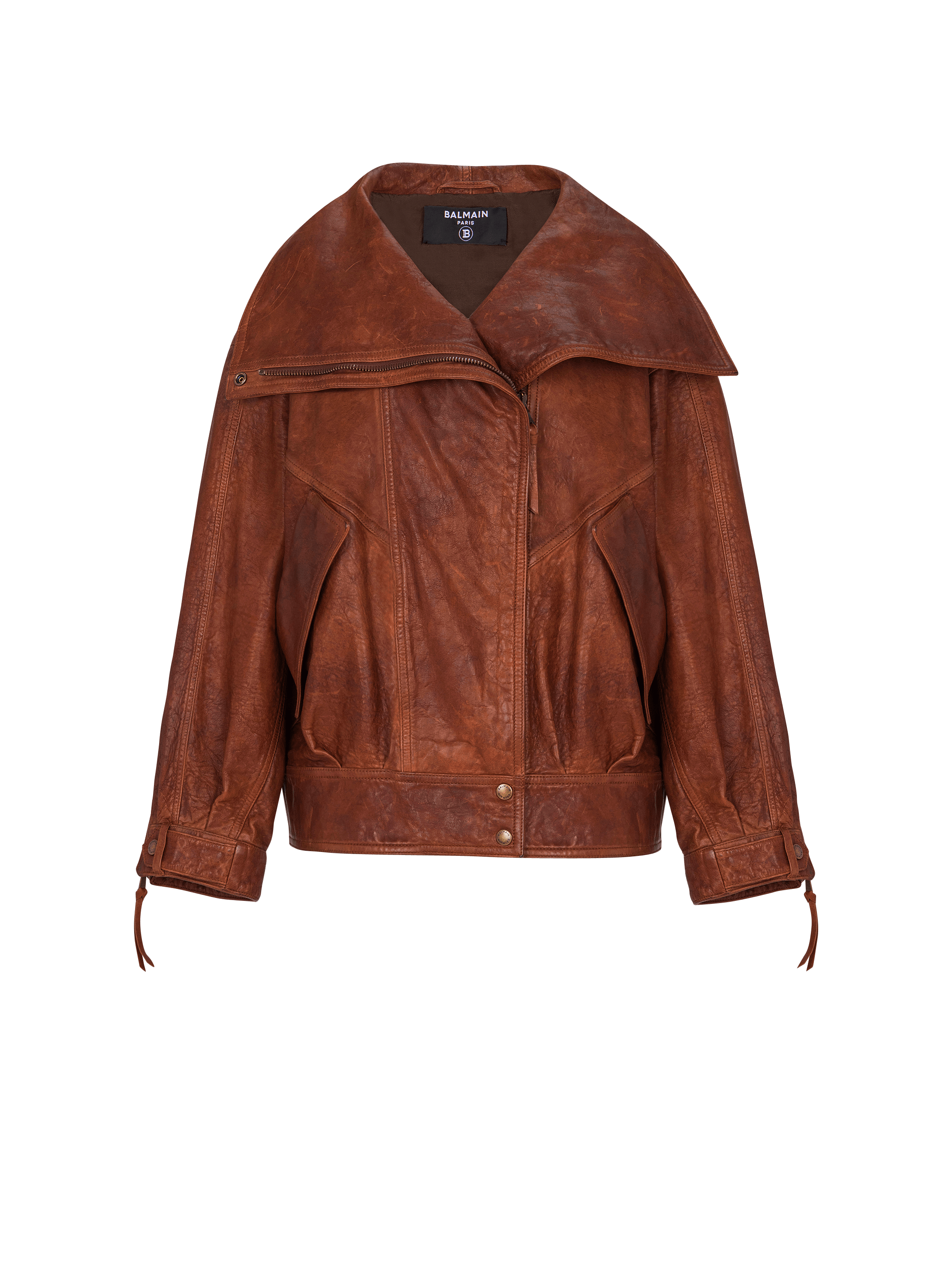 Lambskin bomber jacket