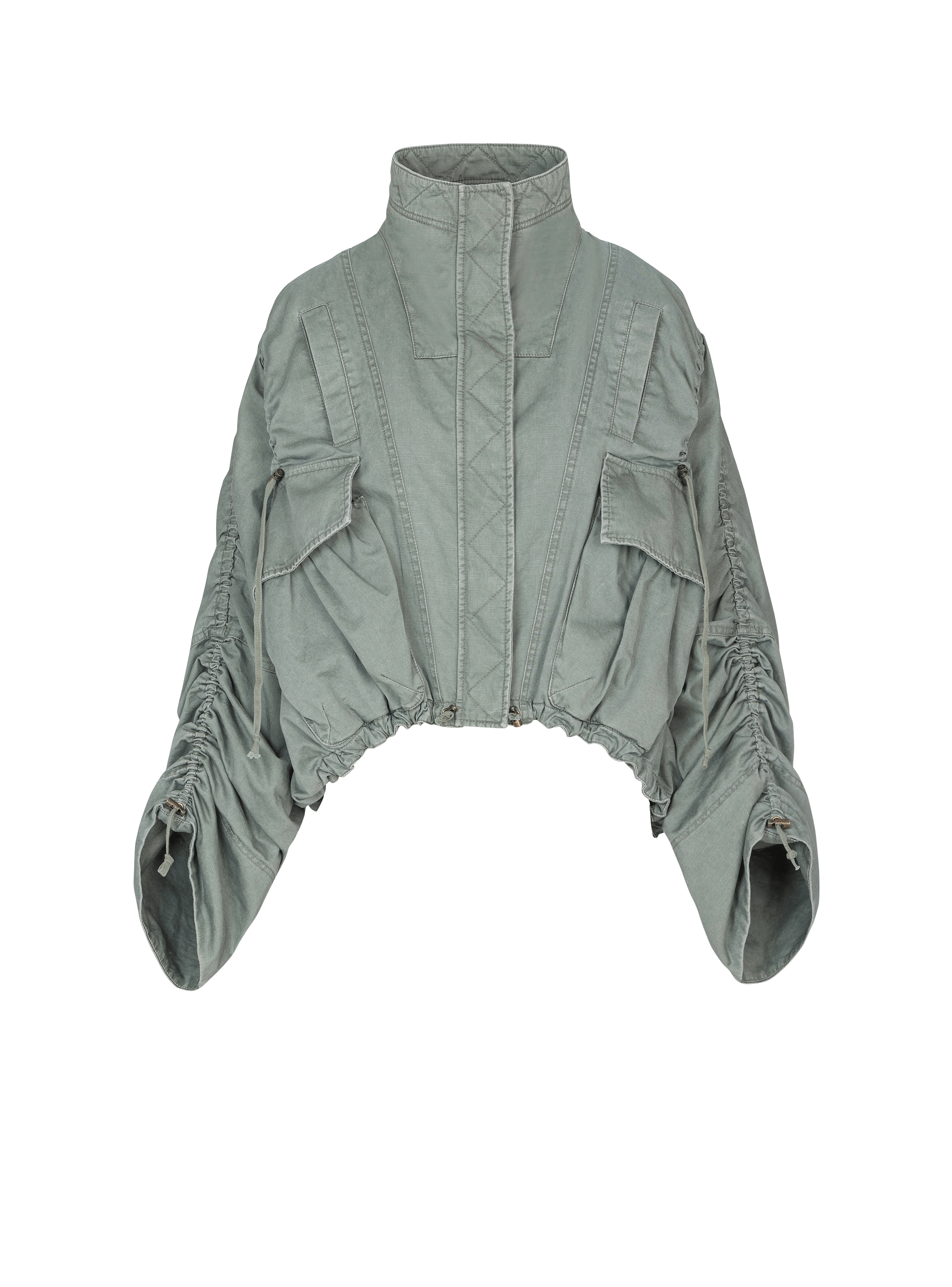 Parka en gabardine de coton