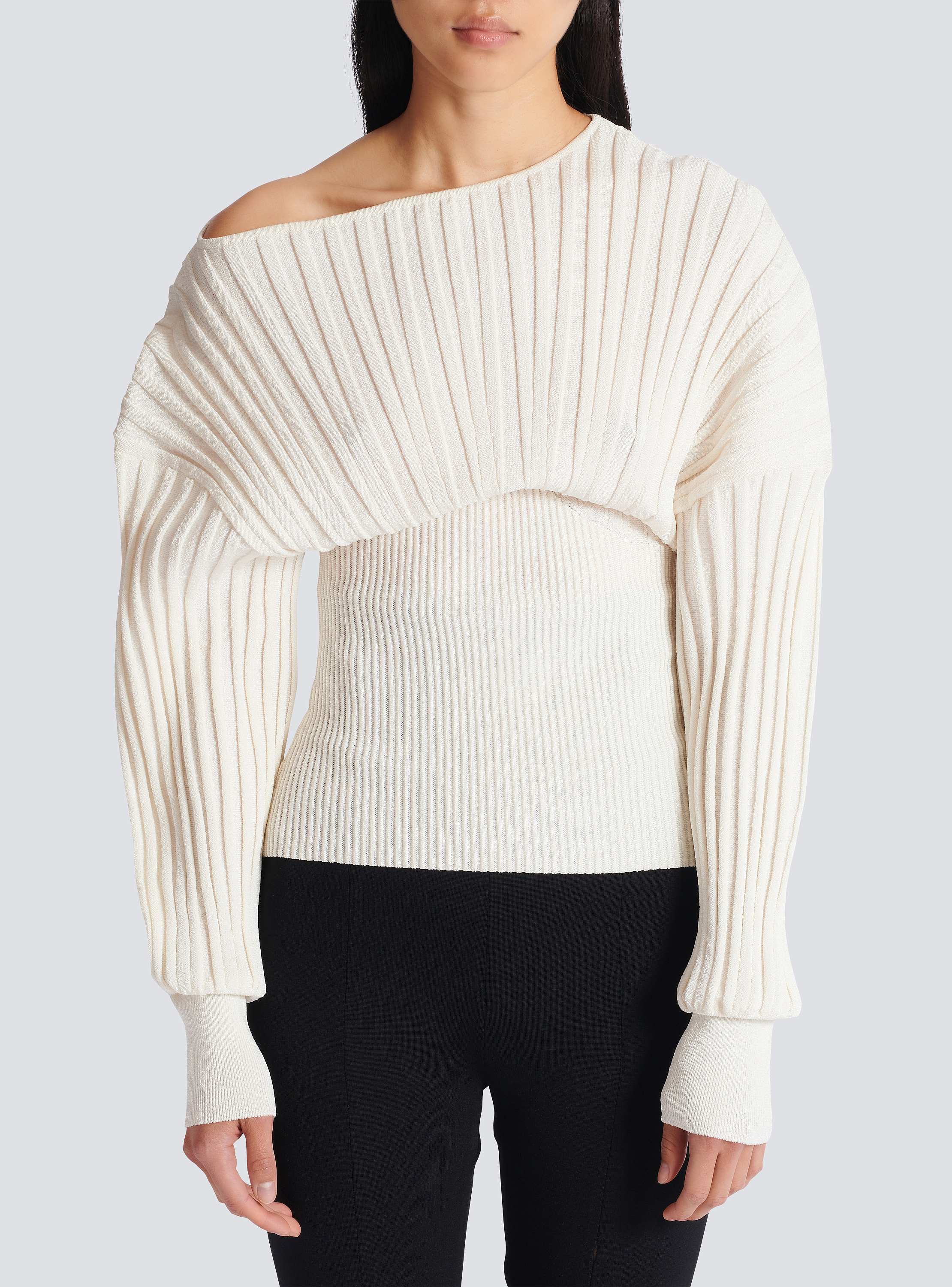 Tube-knit jumper