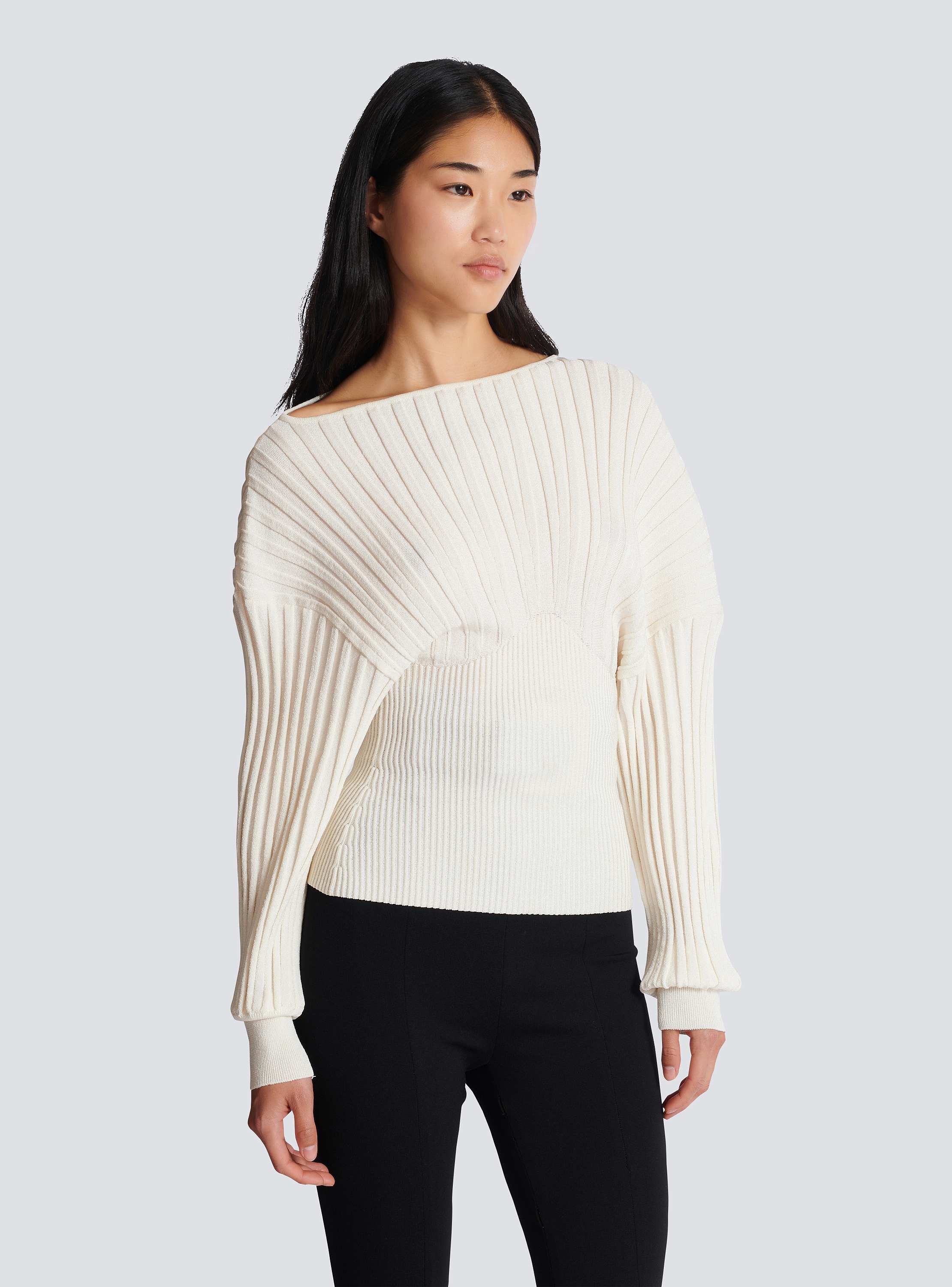 Tube-knit jumper