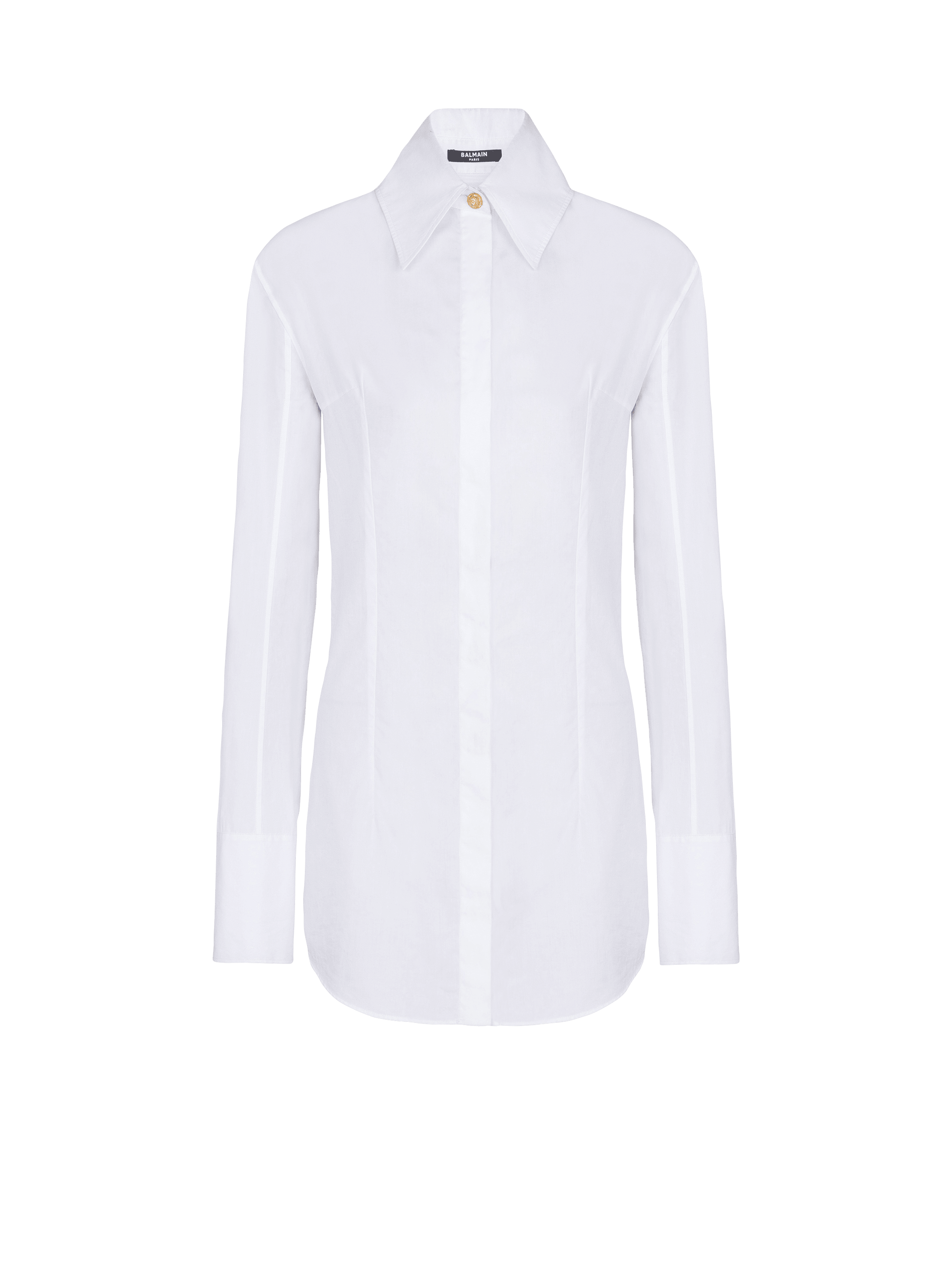 コットンポプリン シャツ