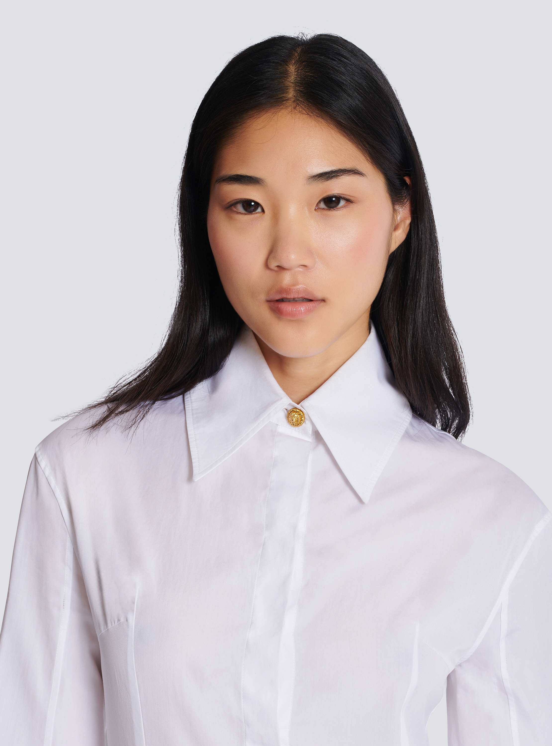 コットンポプリン シャツ