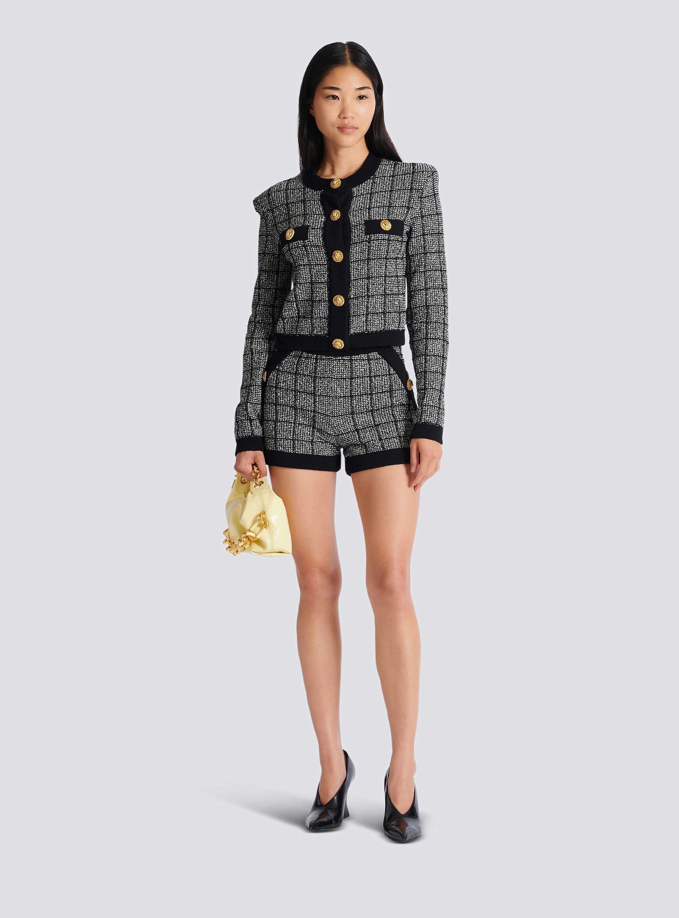 Light tweed cardigan