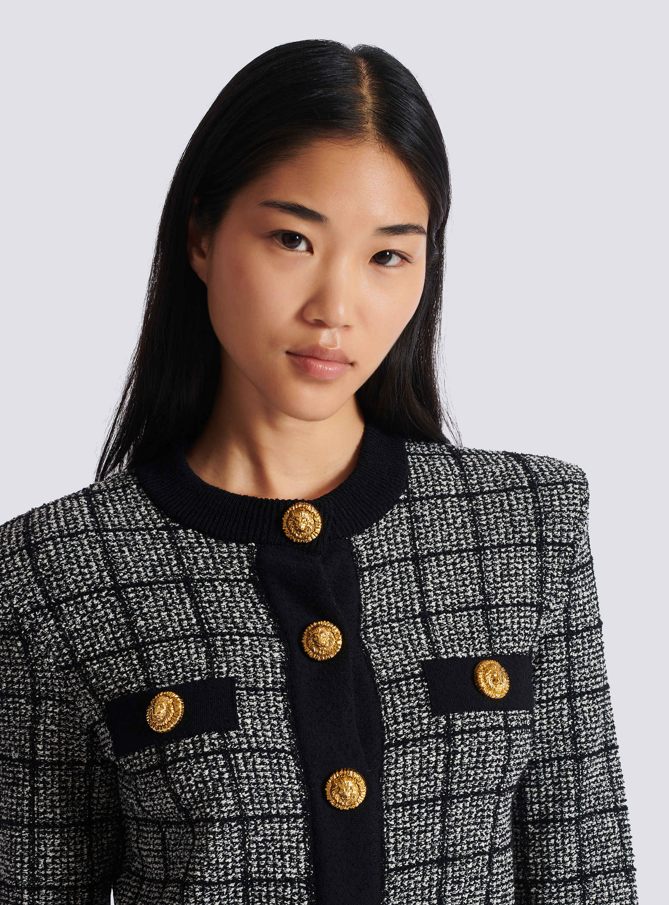 Light tweed cardigan