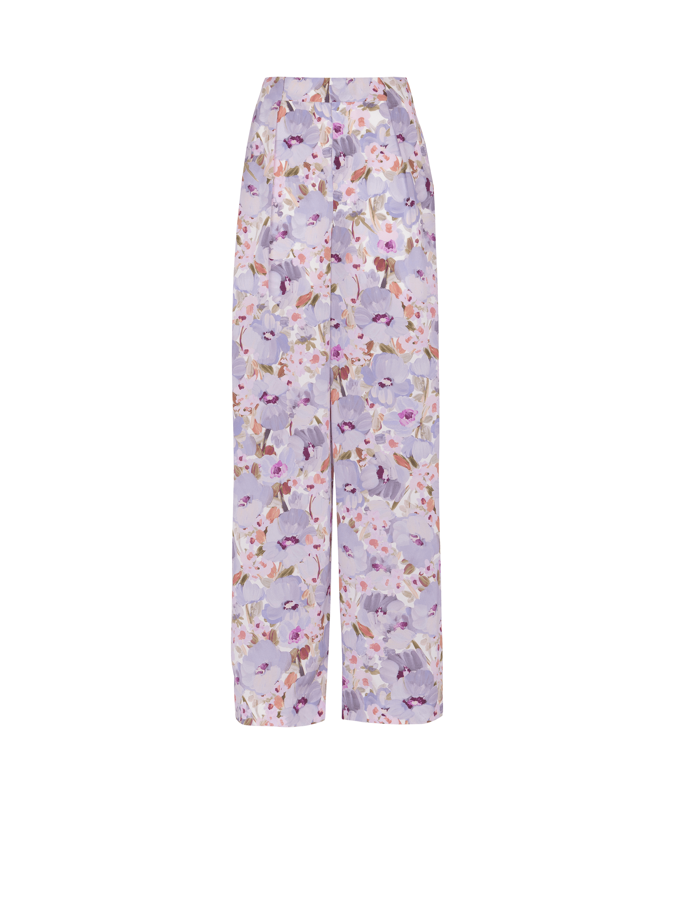 Printed Poppy Flower trousers