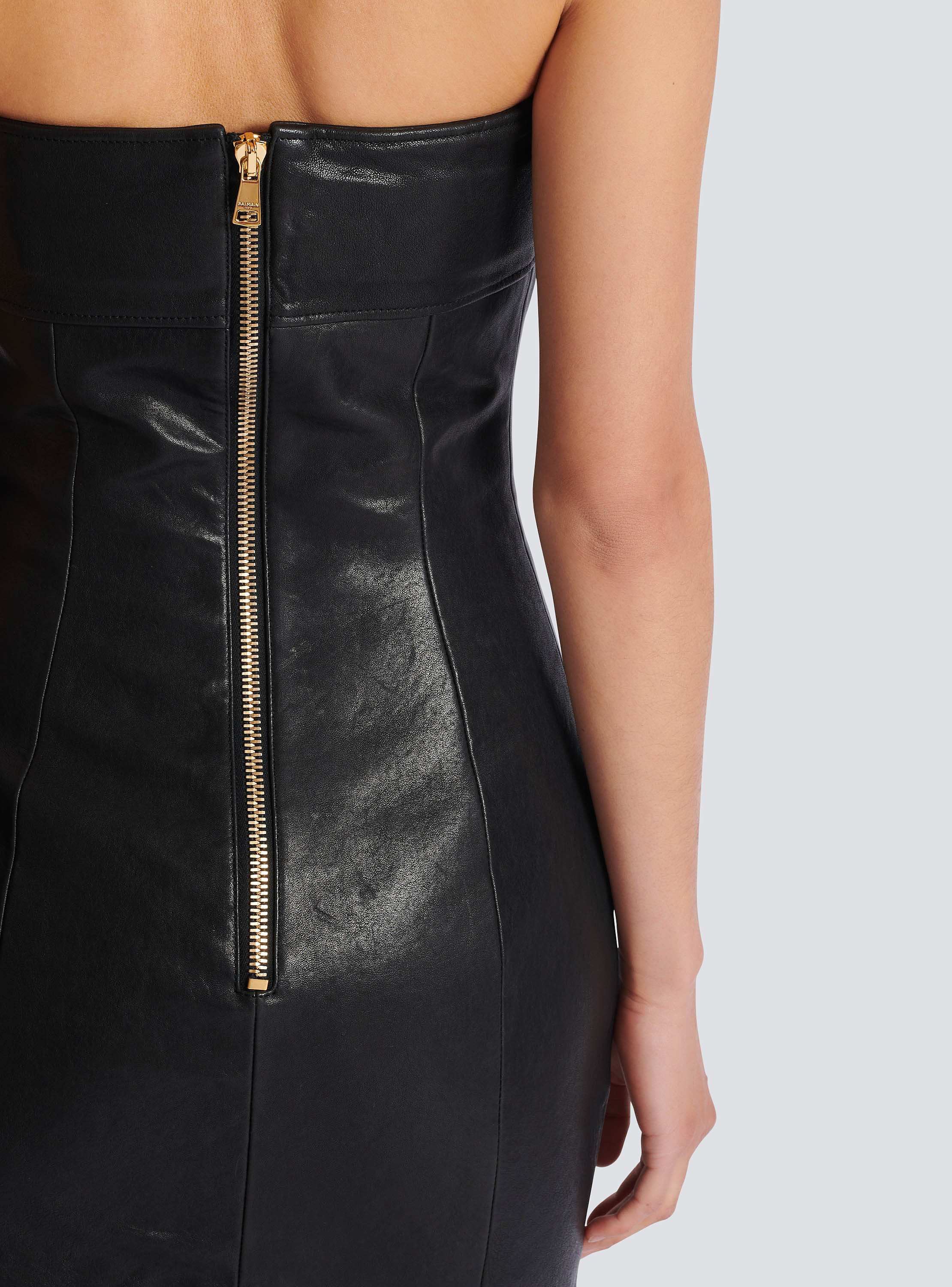 Bustier dress with belt detail