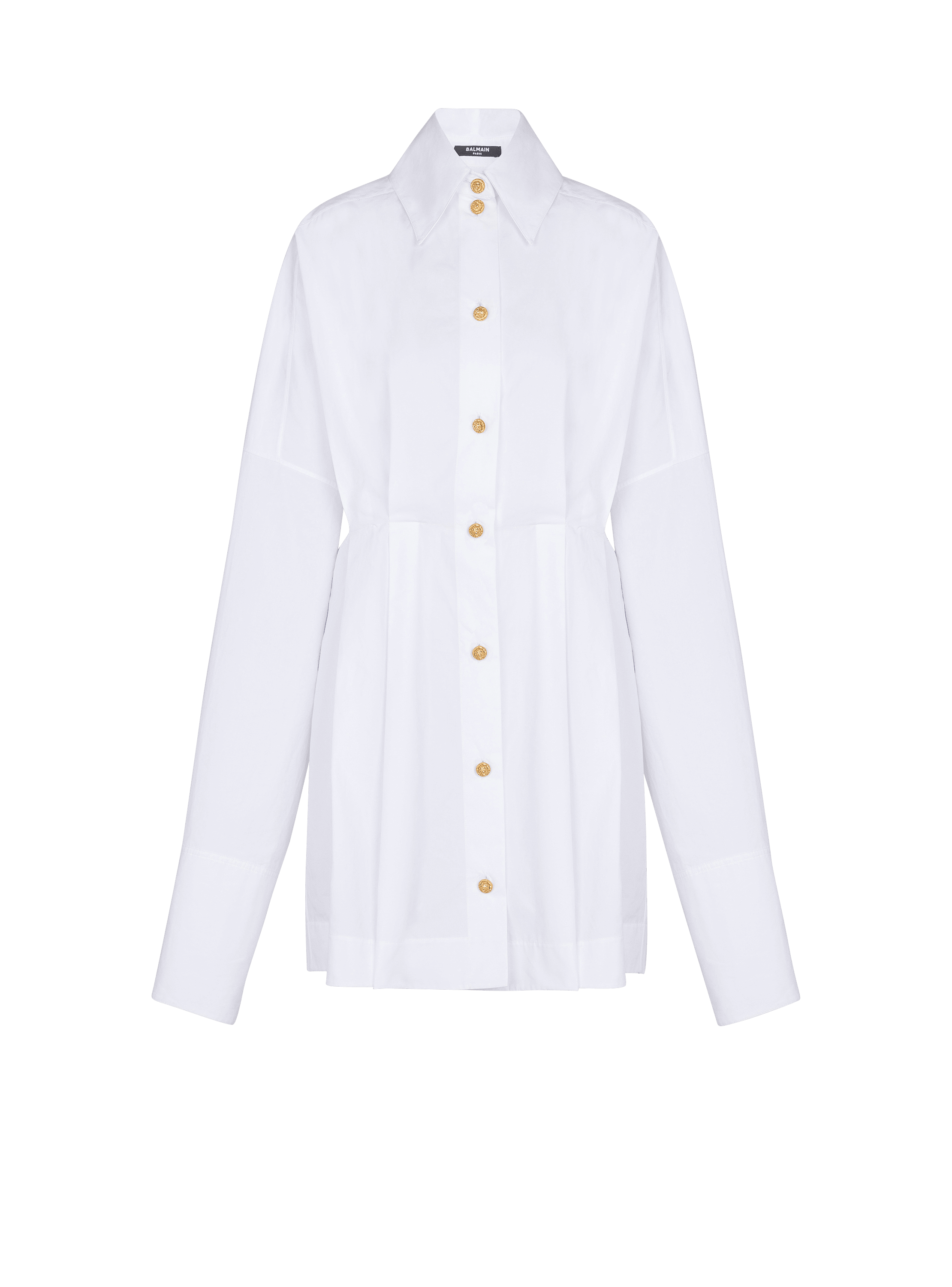 Poplin shirt dress