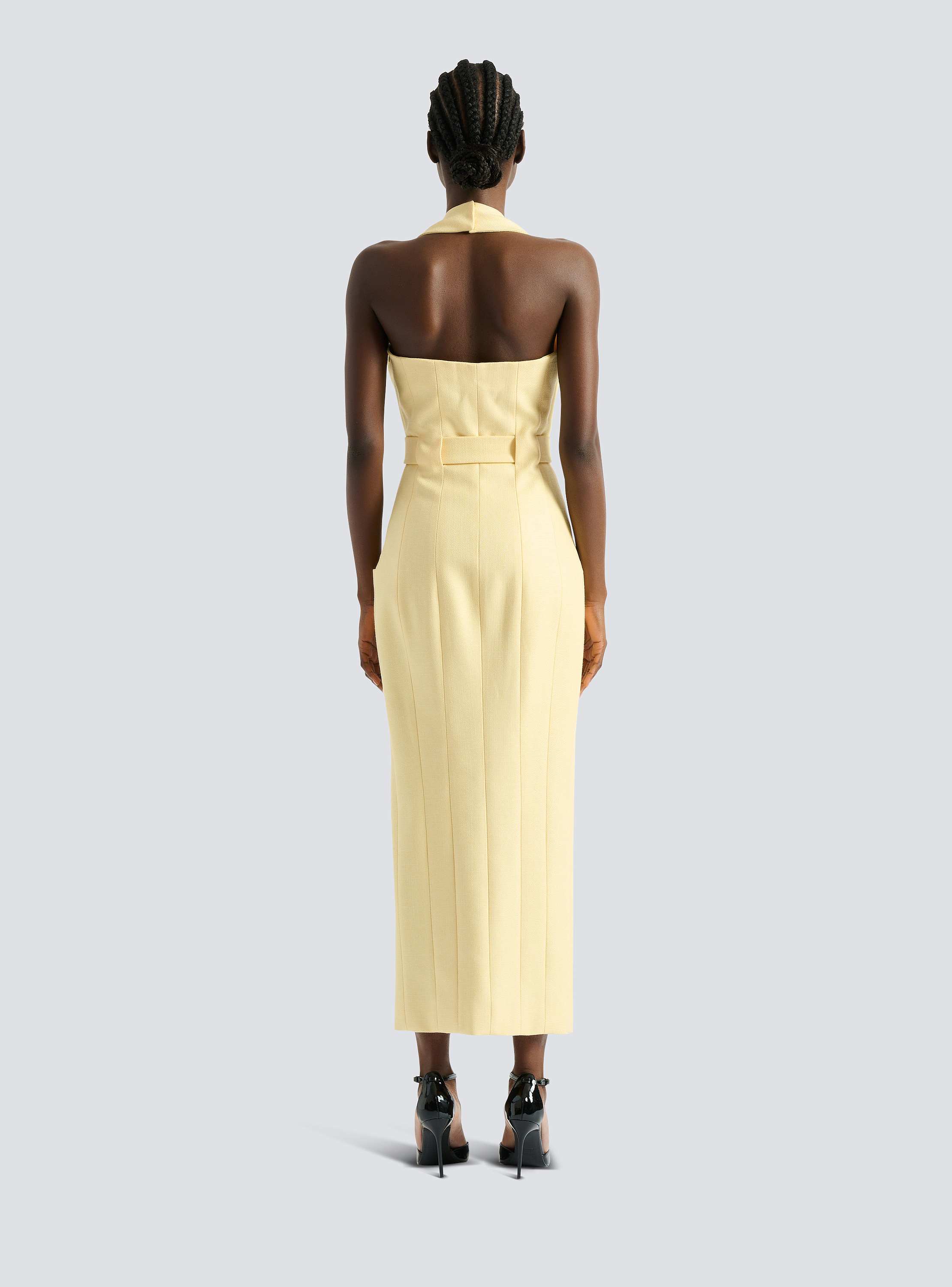 Long dress with belt