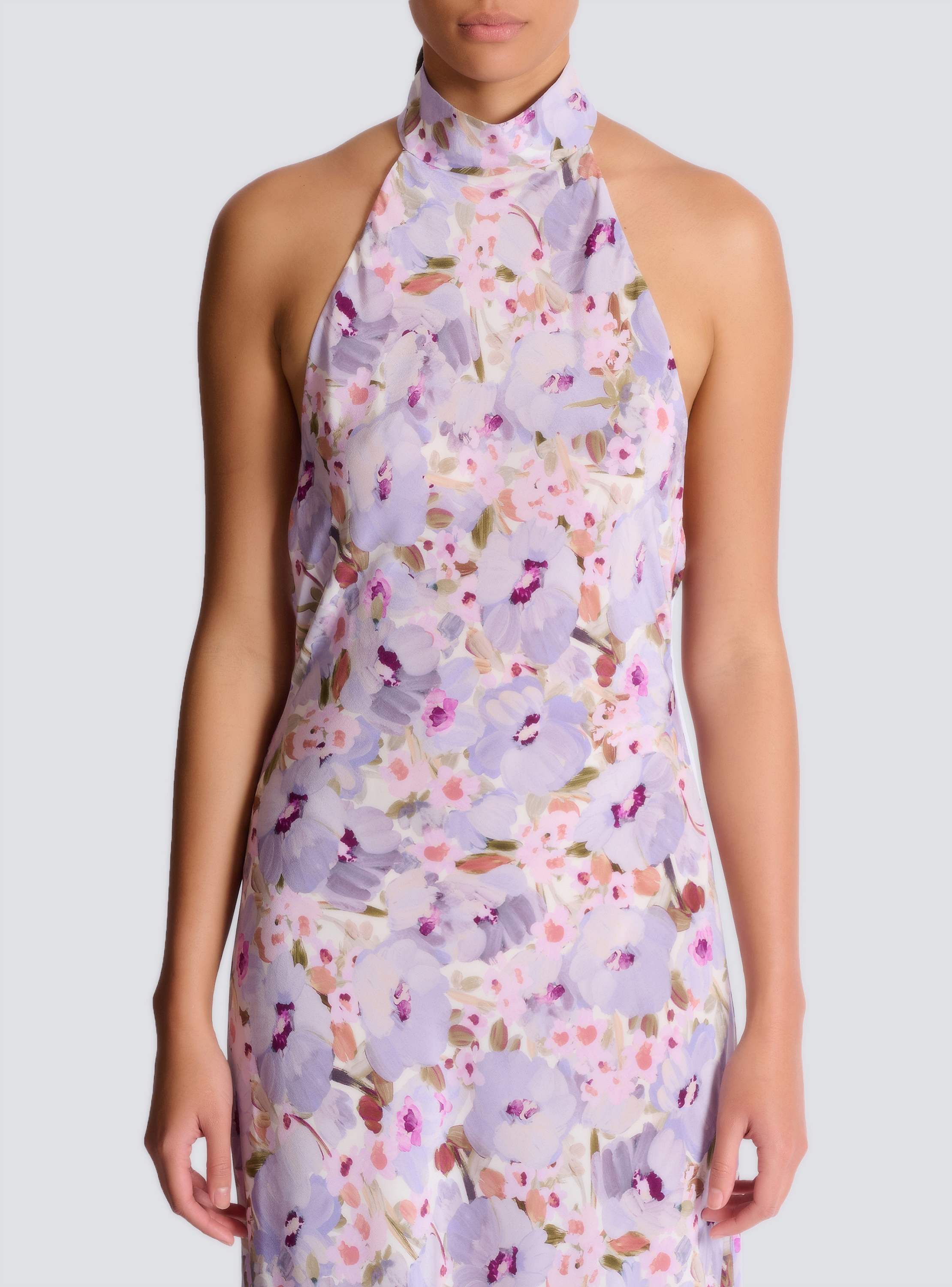 Printed Poppy Flower dress