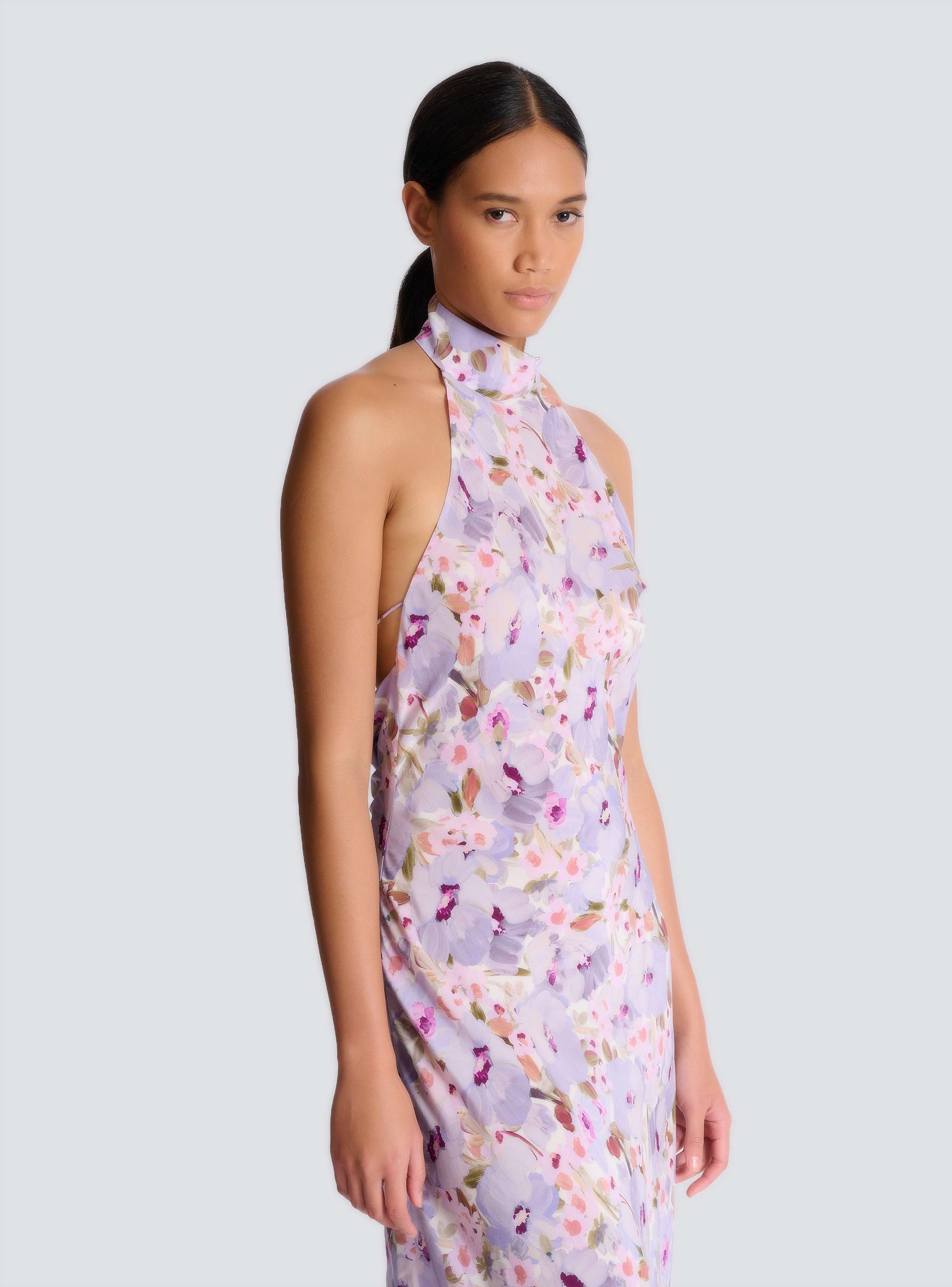 Printed Poppy Flower dress