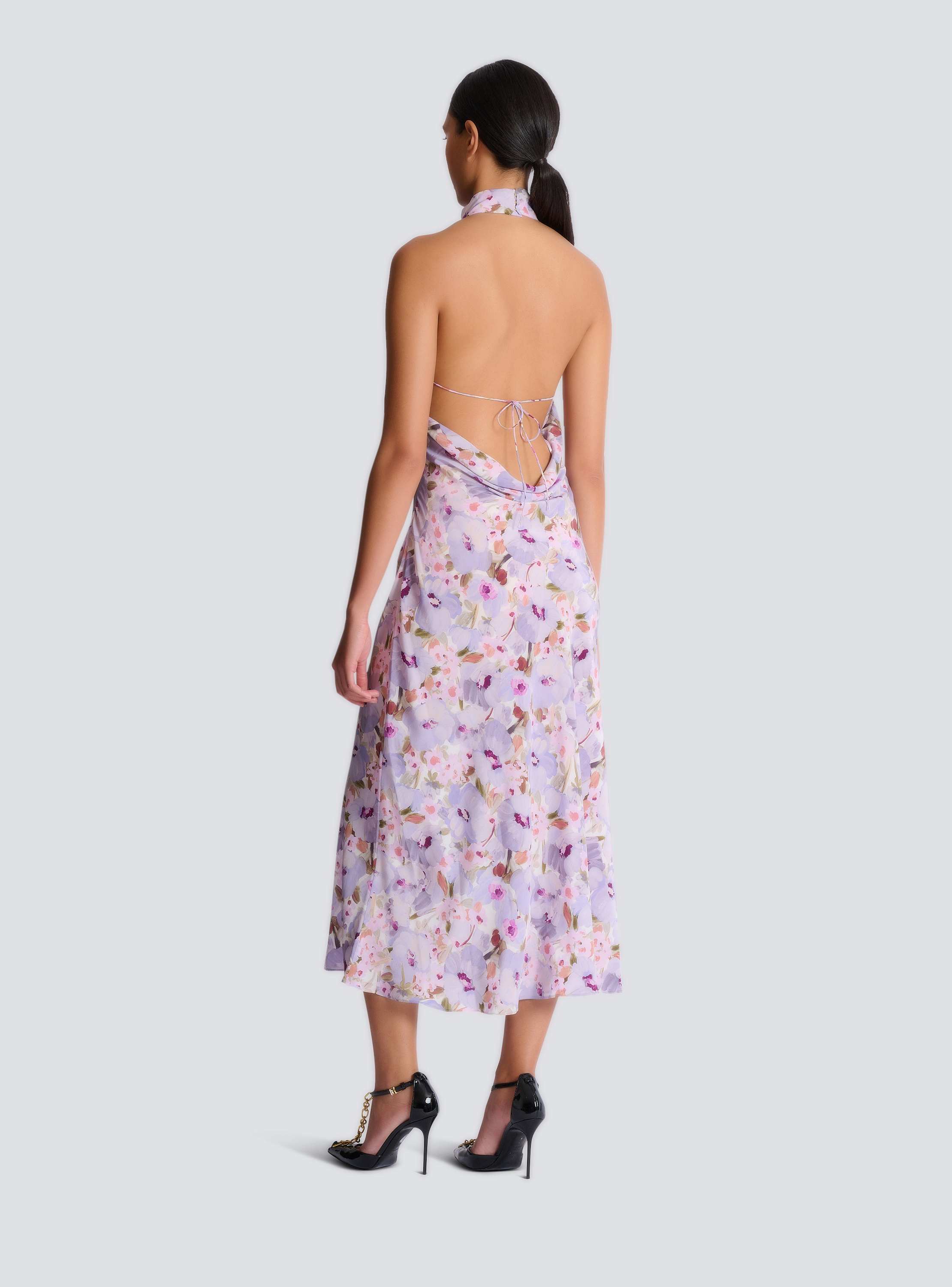 Printed Poppy Flower dress